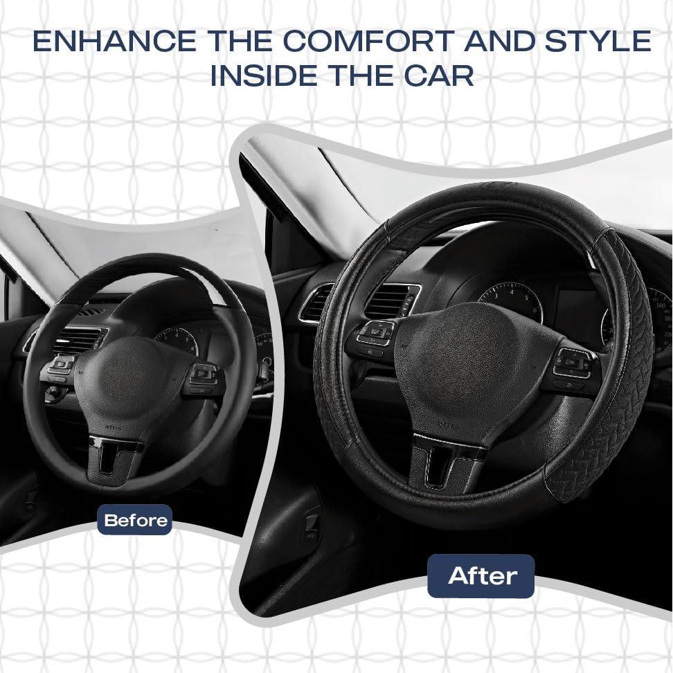 Cubierta de Volante Skechers de Cuero 37-38 cm Negro