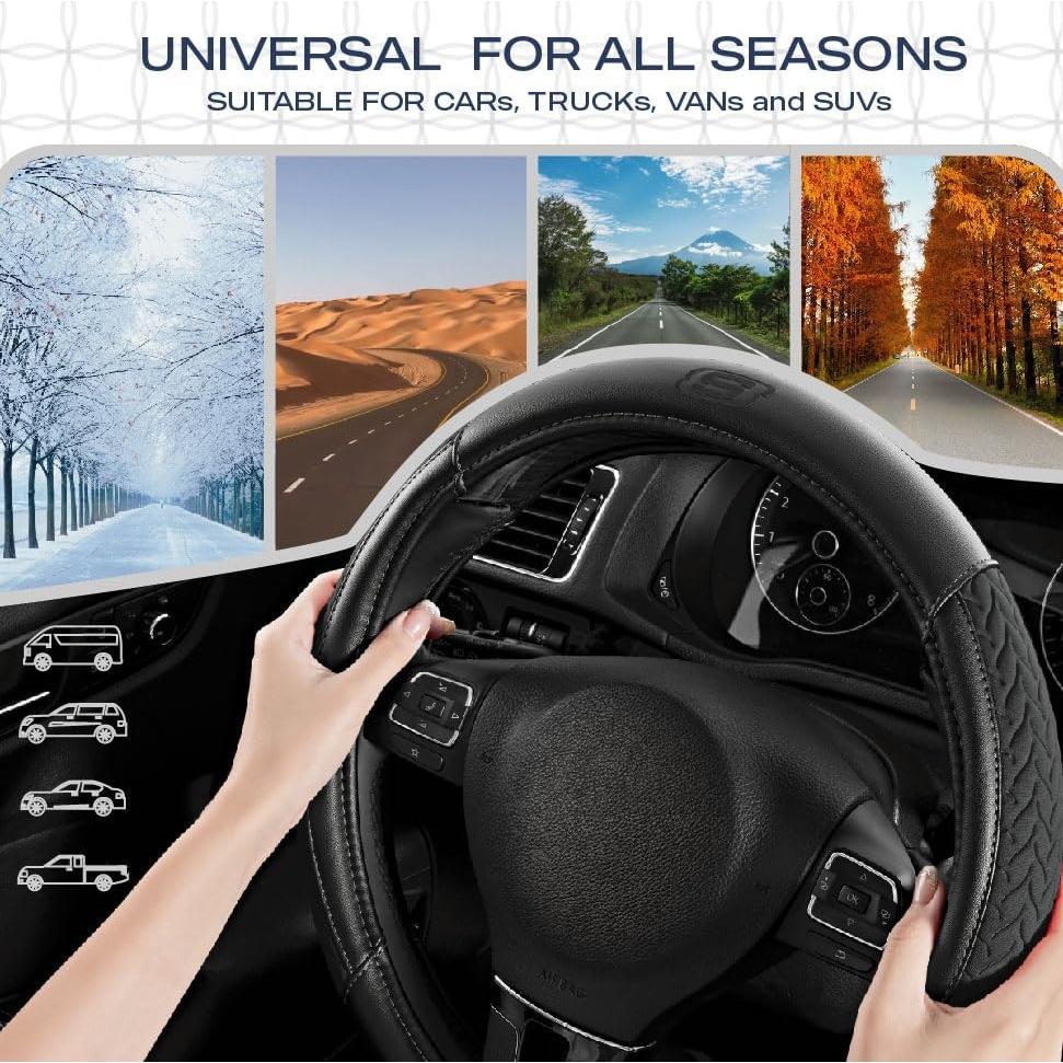 Cubierta de Volante Skechers de Cuero 37-38 cm Negro