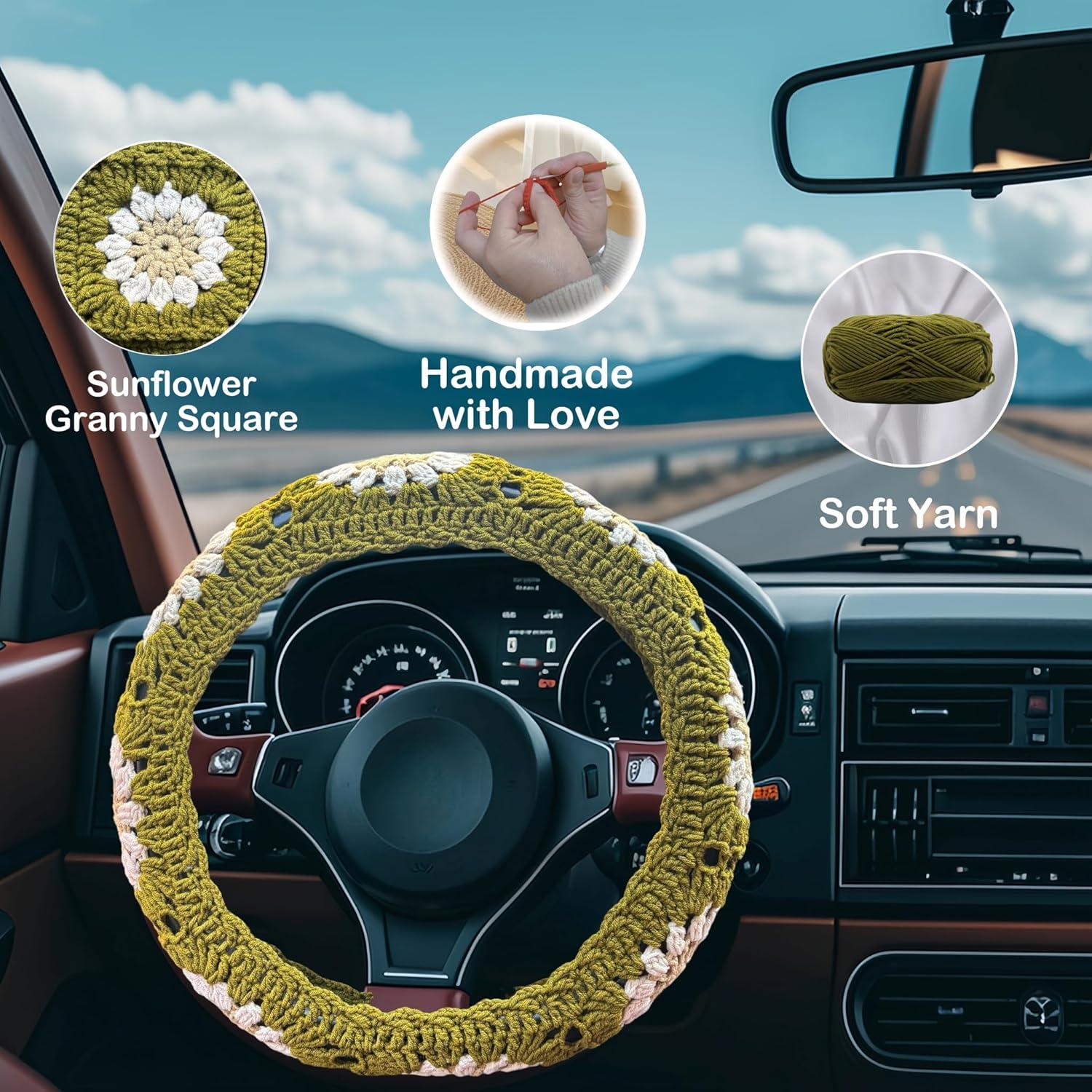 Cubierta de Volante de Crochet Younger Fay Fay 14-15" Verde