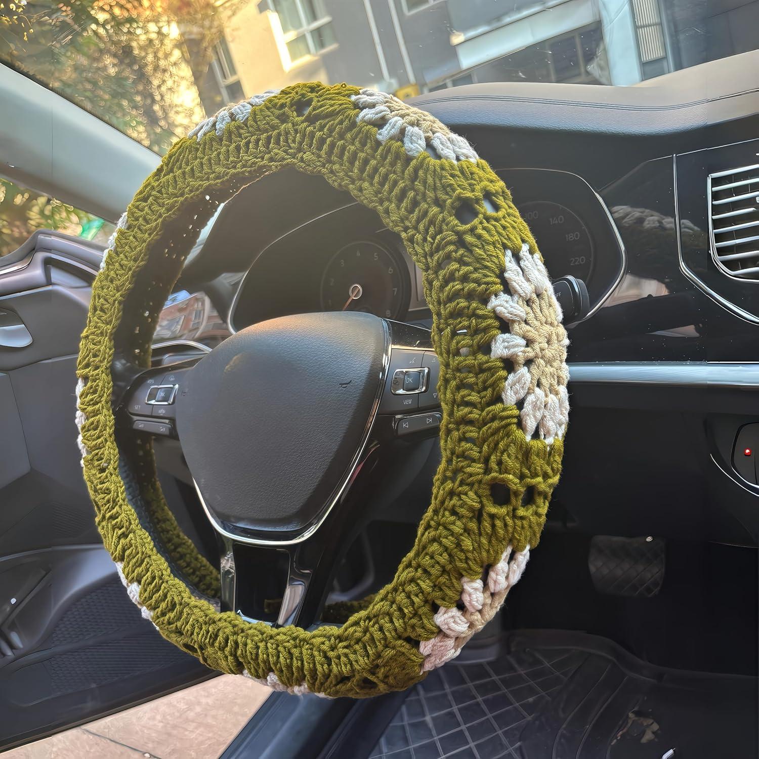 Cubierta de Volante de Crochet Younger Fay Fay 14-15" Verde