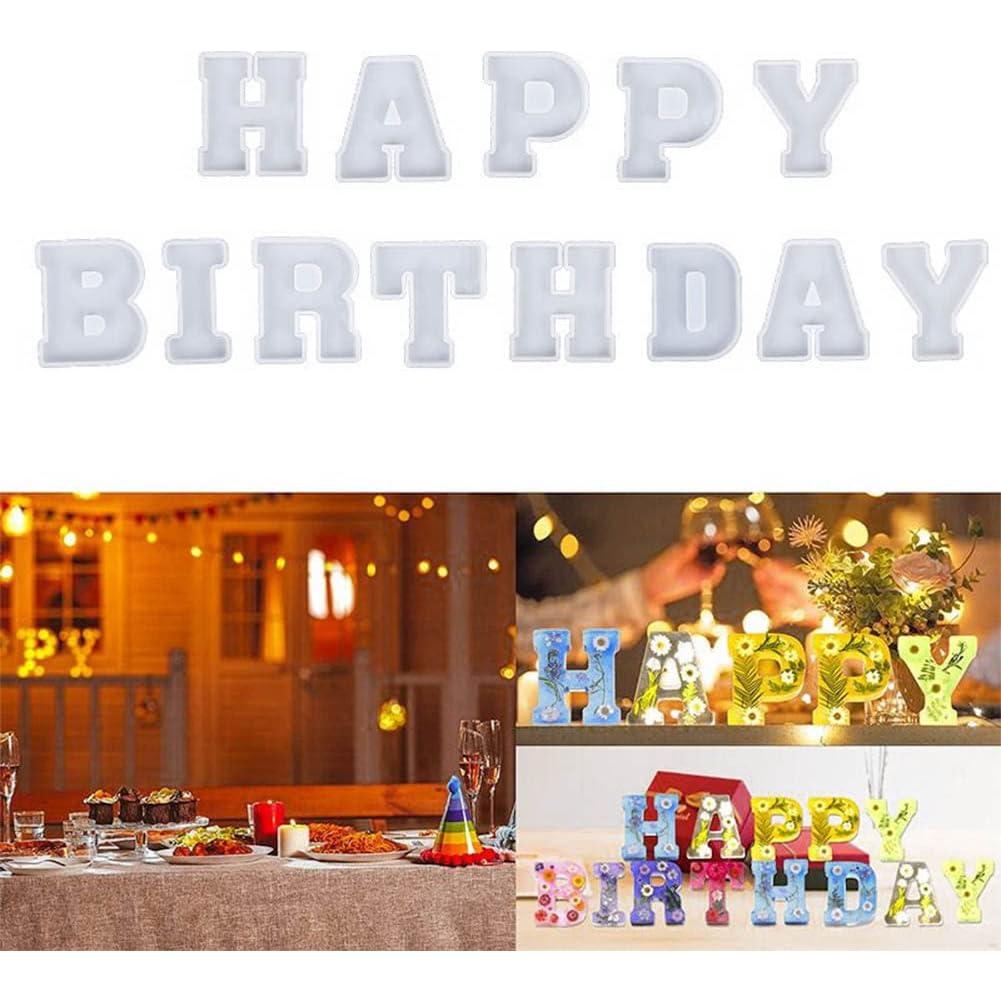 Moldes de Letras Grandes KABAKE 3D para Resina 17.95 cm