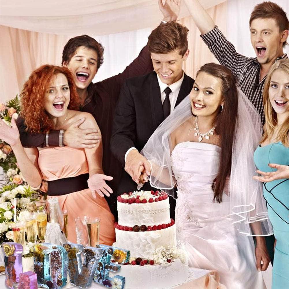 Moldes de Letras Grandes KABAKE 3D para Resina 17.95 cm