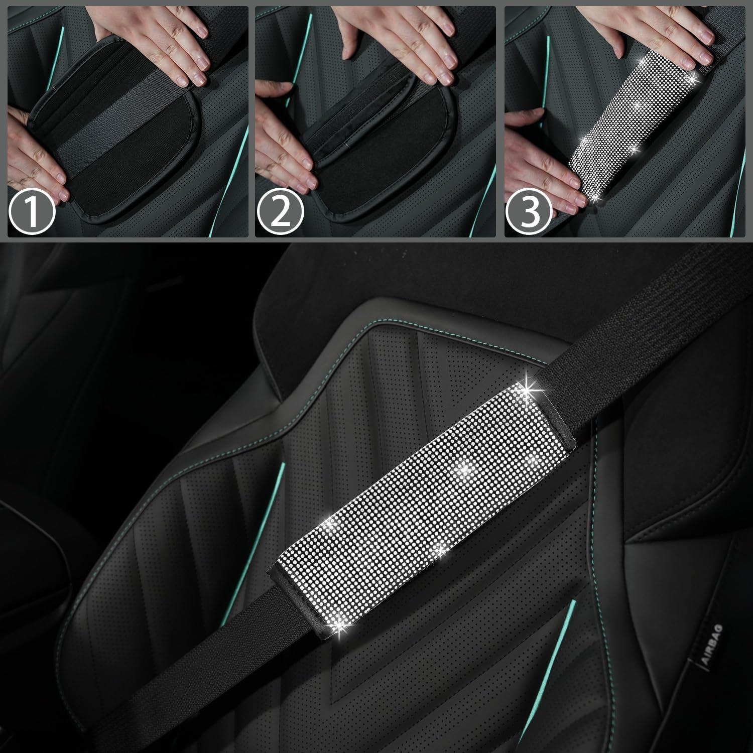 Conjunto de Accesorios Brillantes para Automóvil NBTEPEM 8 Piezas