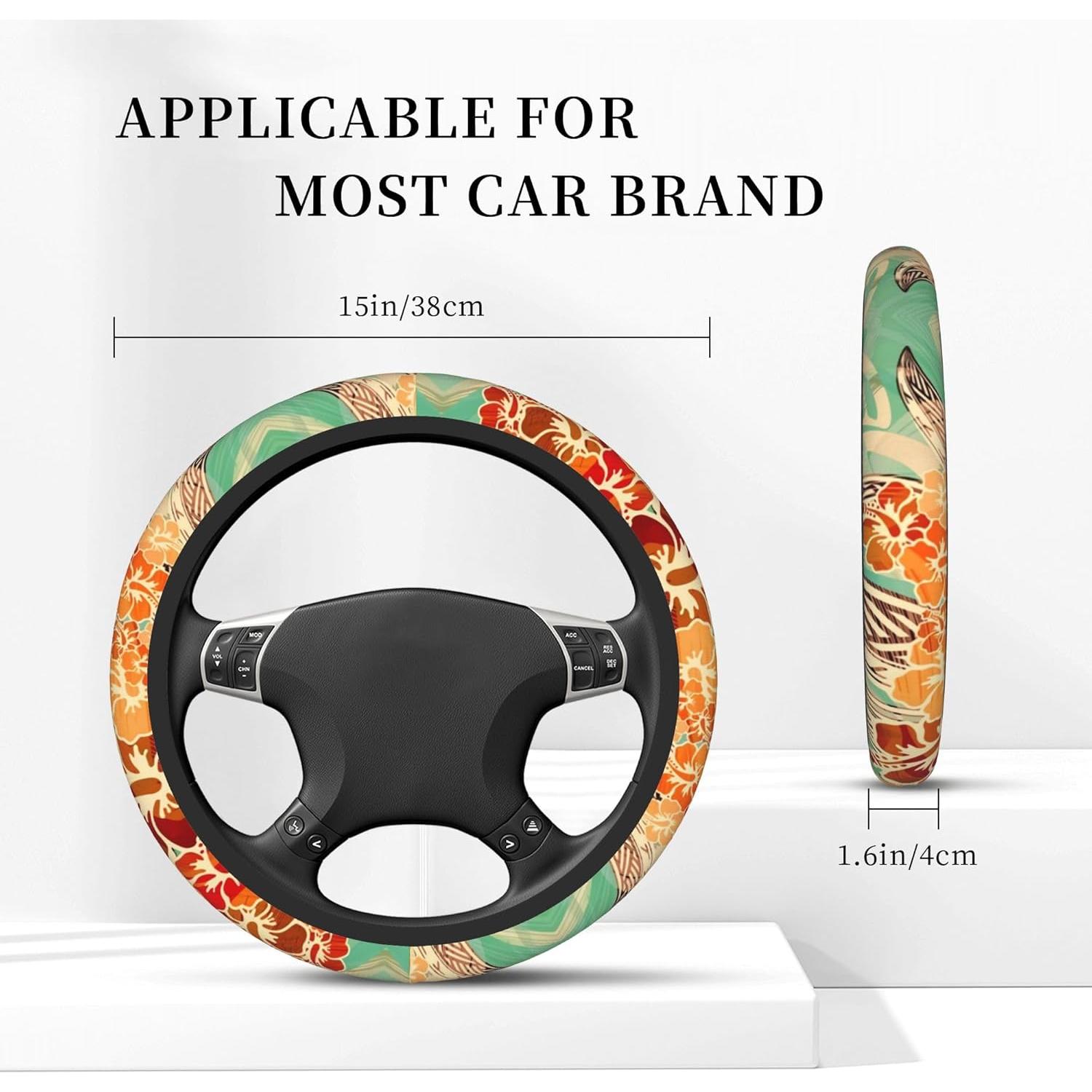 Funda de Volante THOEWONG Tropical 38cm Antideslizante