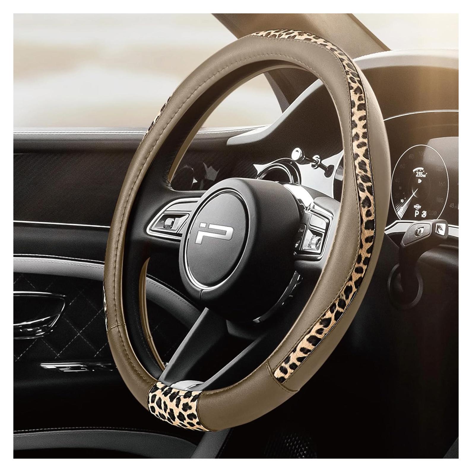 Cubierta de Volante Road Comforts Beige 14.5 a 15 Pulgadas