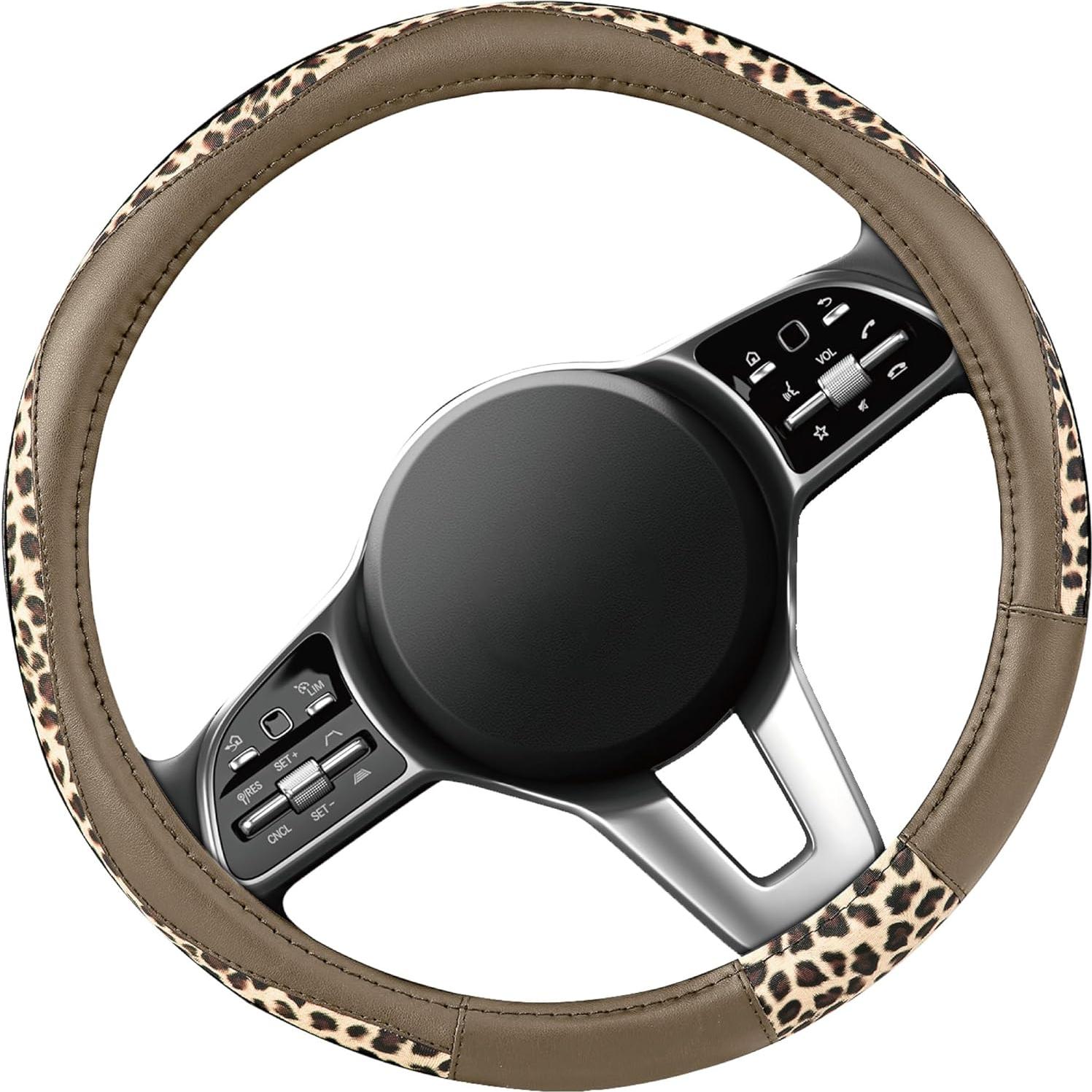 Cubierta de Volante Road Comforts Beige 14.5 a 15 Pulgadas