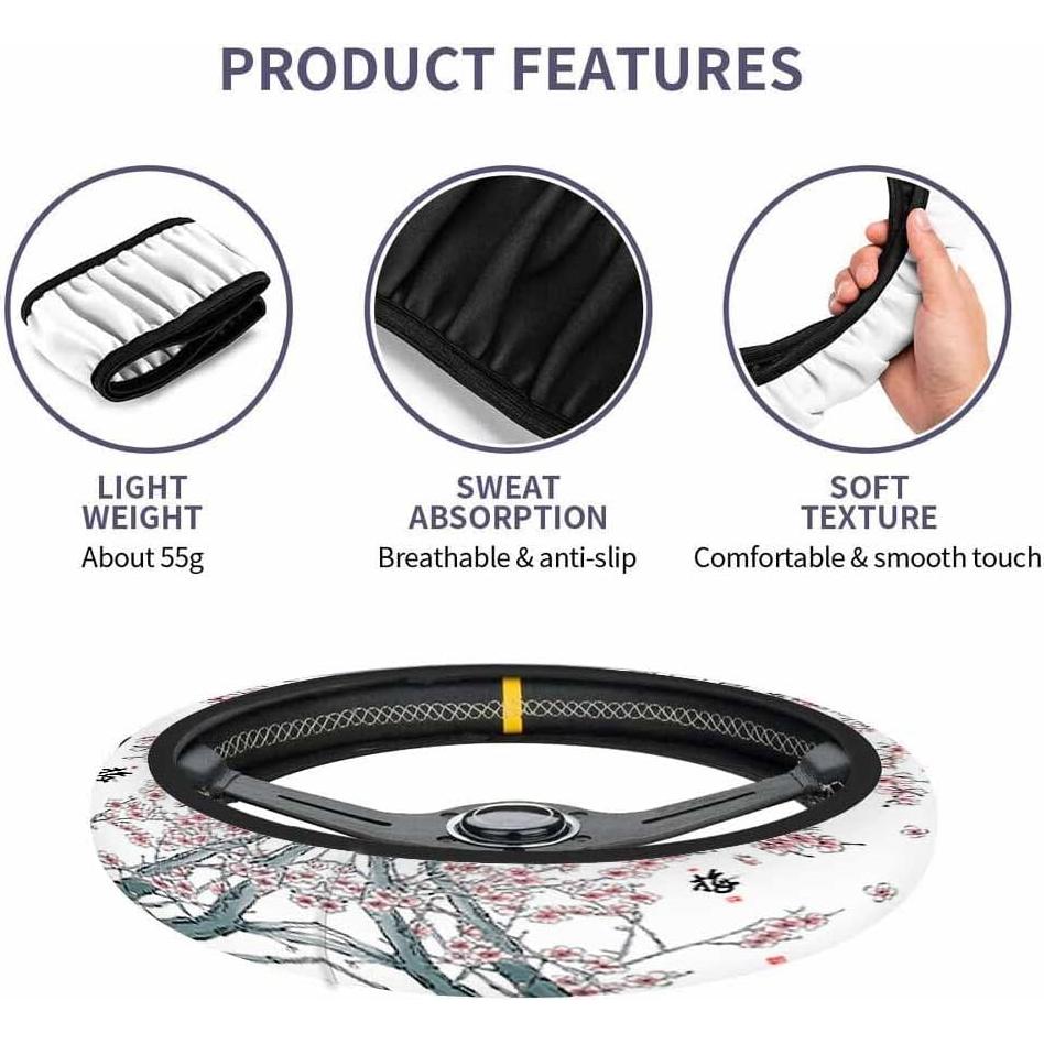 Cubierta de Volante Antideslizante Neopreno NOMEDOGYIM SWC1001