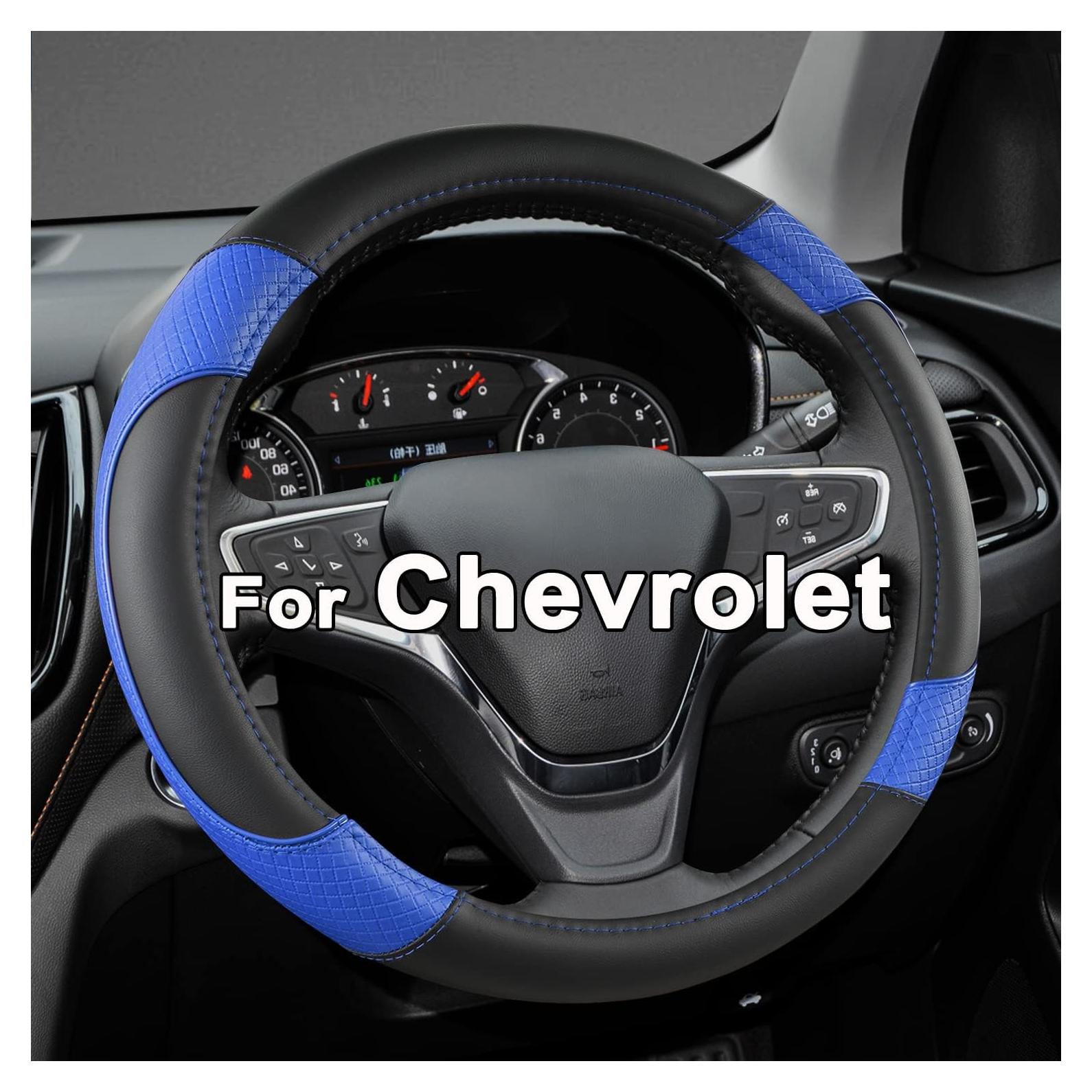 Funda de Volante GIANT PANDA para Chevy 14.5-15" Negro/Azul