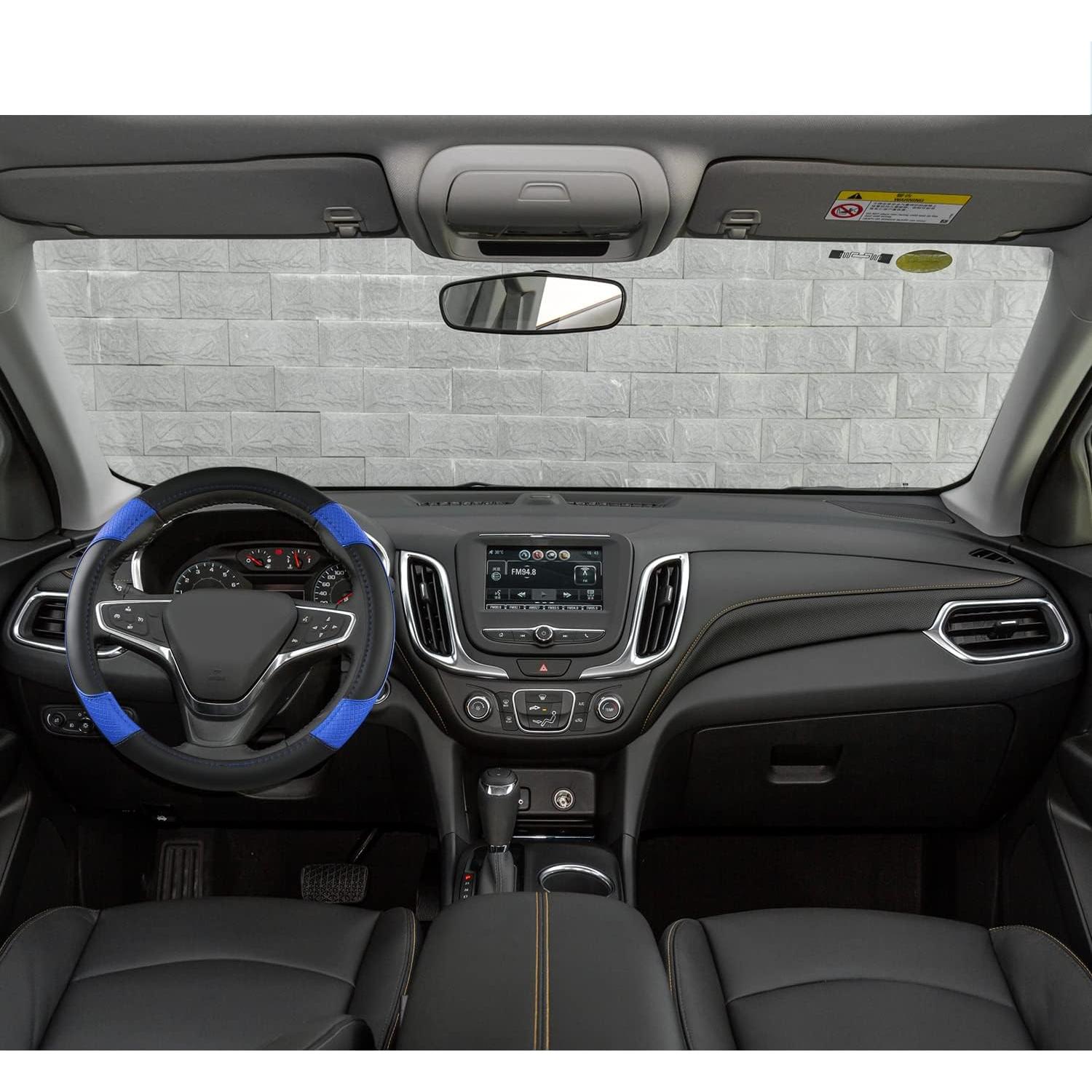 Funda de Volante GIANT PANDA para Chevy 14.5-15" Negro/Azul