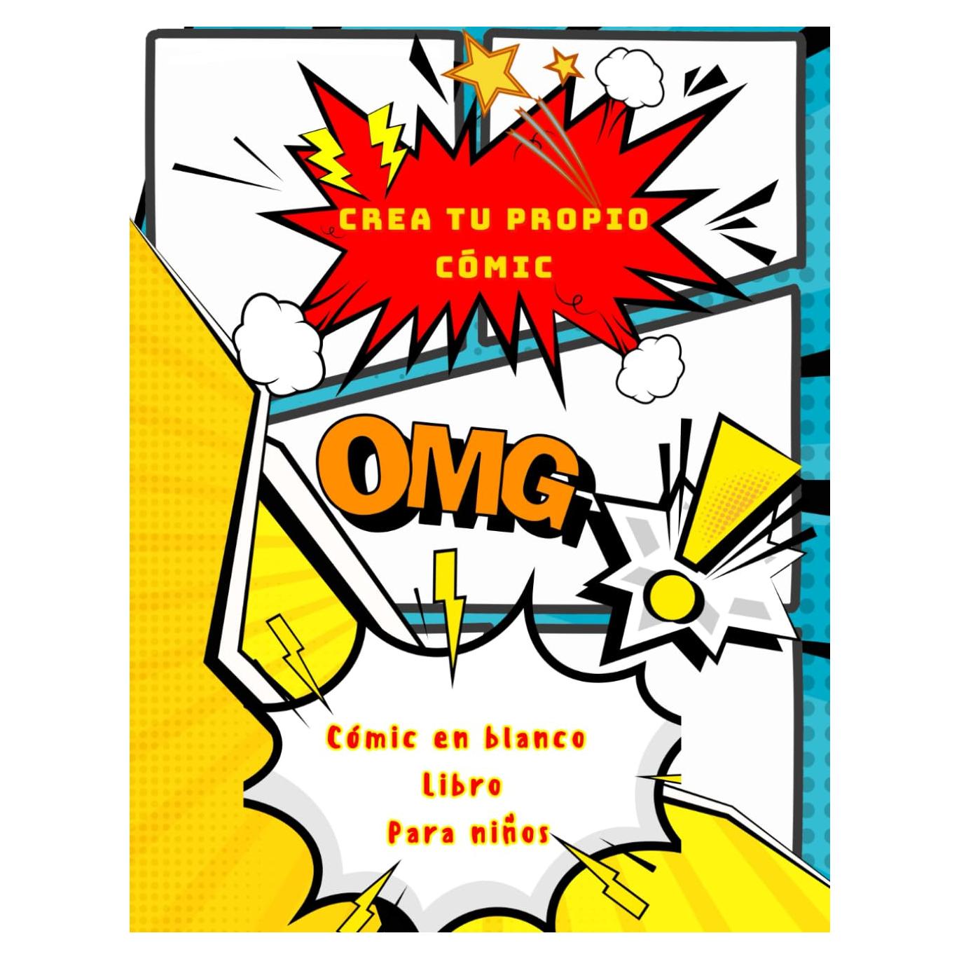 Libro de Cómic en Blanco 120 Páginas Tapa Blanda Español