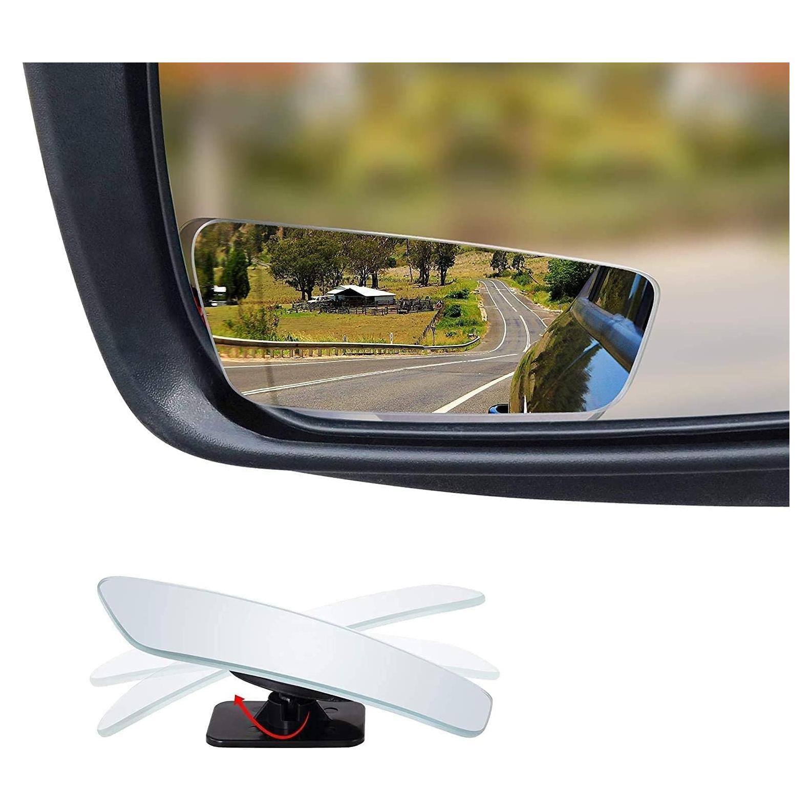 Espejos de Punto Ciego Verivue Rectangulares 8.9 cm HD - Paquete de 2