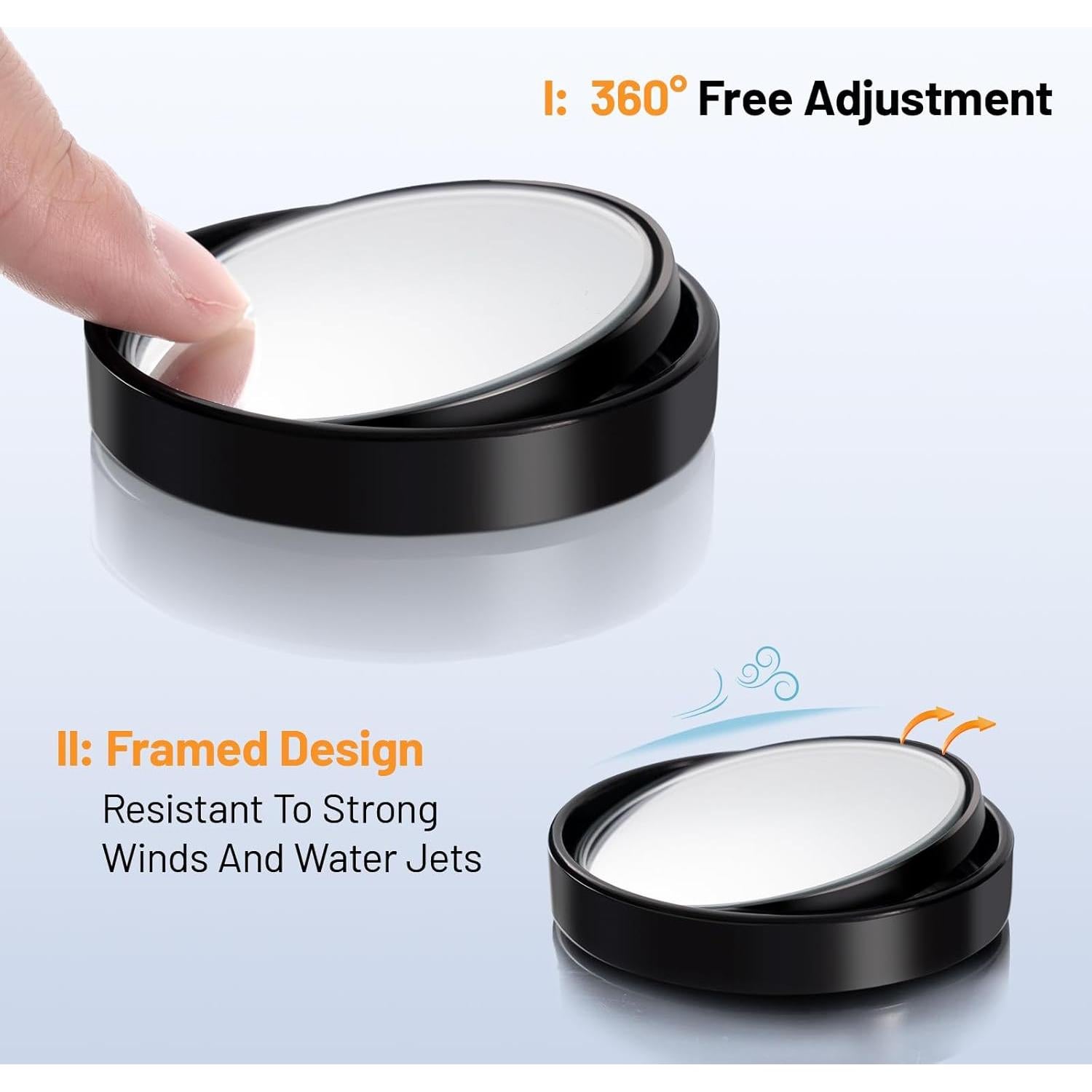 Espejo de Punto Ciego WildAuto WA-us-BlindMirror-02 5cm