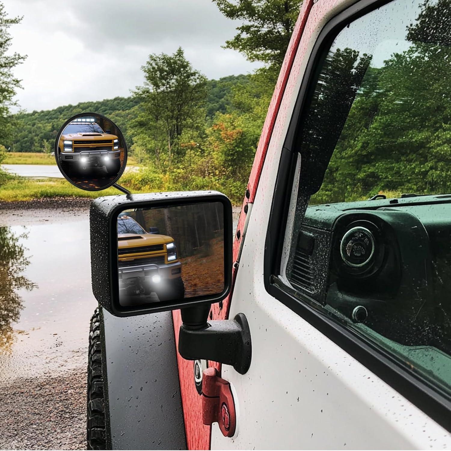 Espejo Convexo Redondo Ourbest 14.6 cm Ajustable para Camiones