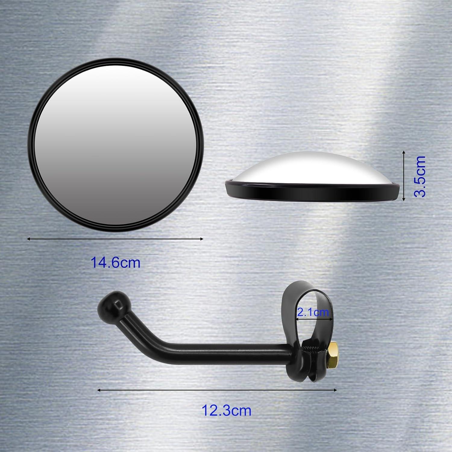 Espejo Convexo Redondo Ourbest 14.6 cm Ajustable para Camiones