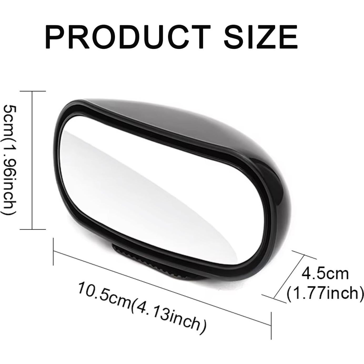 Espejo de Punto Ciego Z-oneMart HD 360° Rectangular 2 Piezas