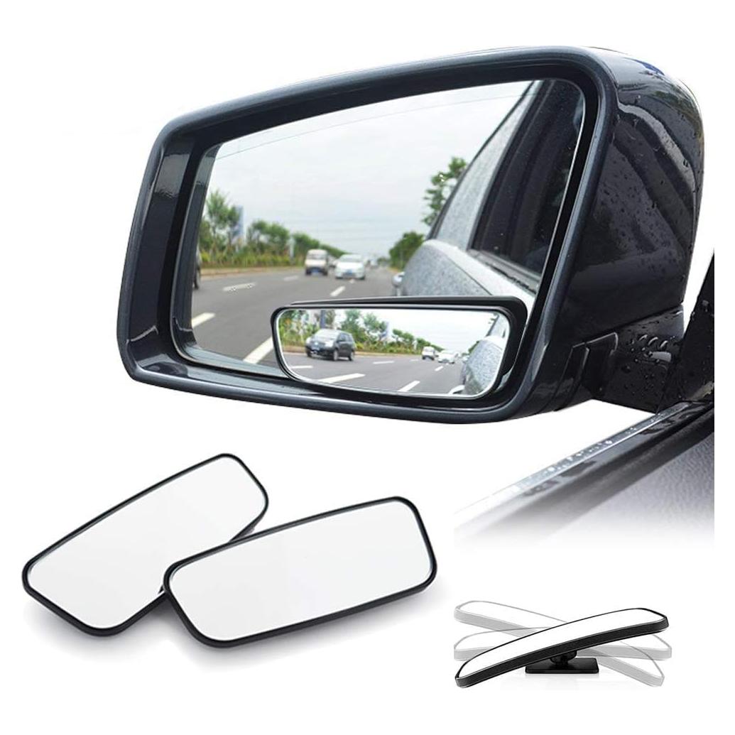Espejo de Punto Ciego WildAuto Ajustable Rectangular HD 2pcs