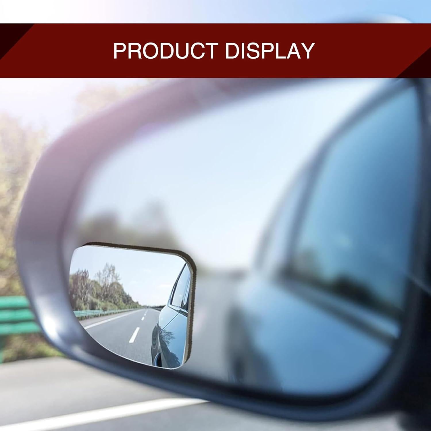 Espejos de Punto Ciego Convexos Flygun 4.8cm 2 Pcs Plateado