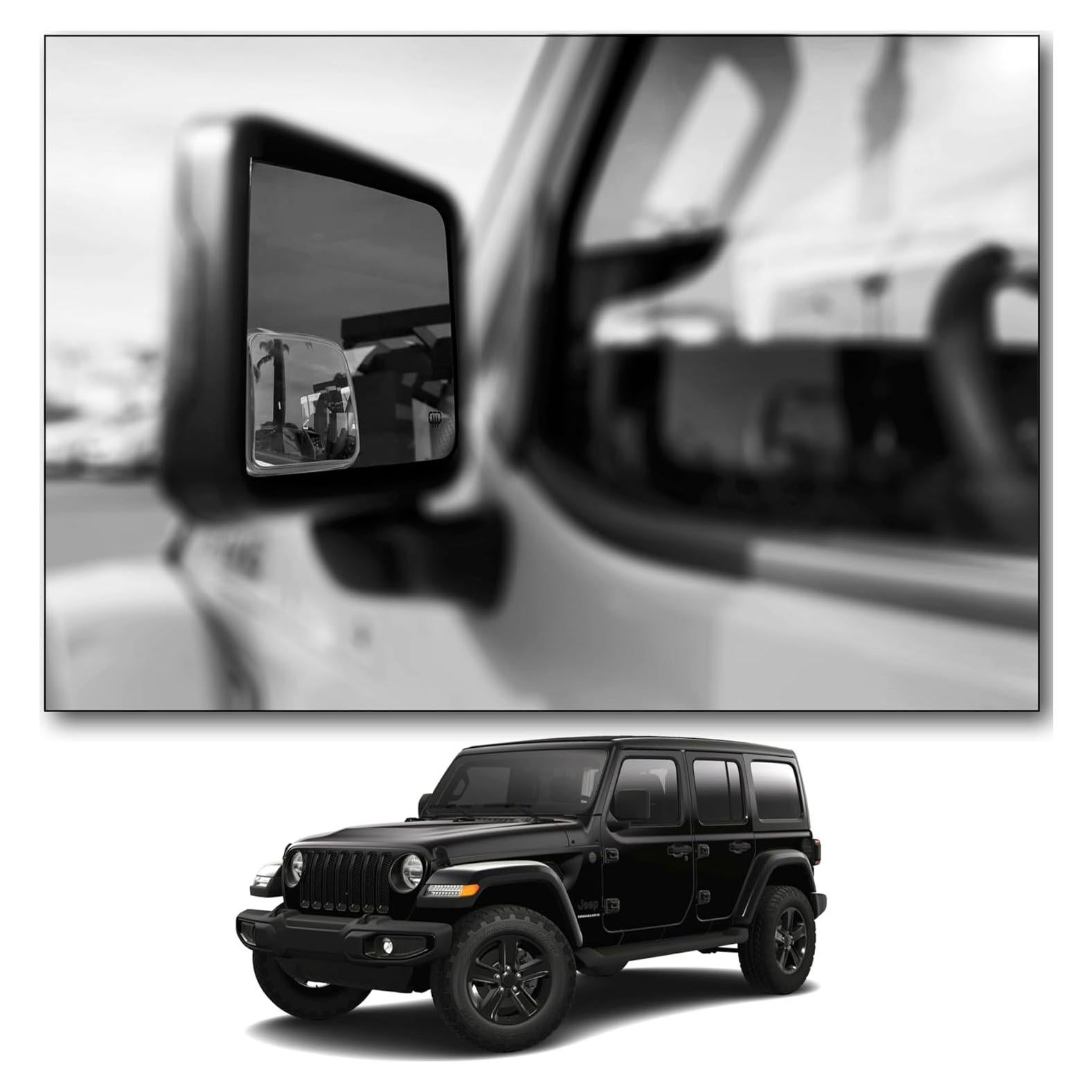 Espejos de Punto Ciego NXTGEN para Jeep Wrangler 2018-2023