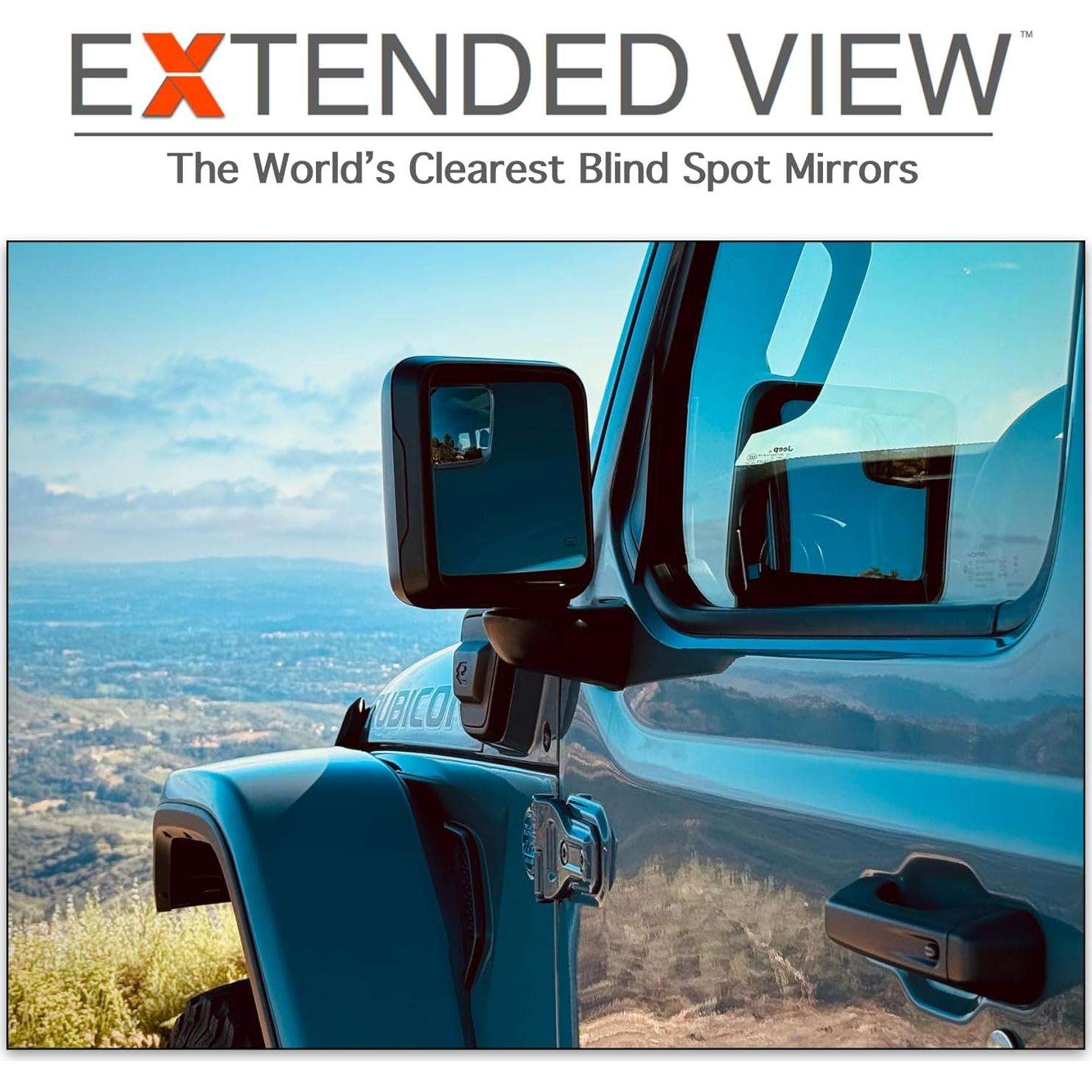 Espejos de Punto Ciego NXTGEN para Jeep Wrangler 2018-2023