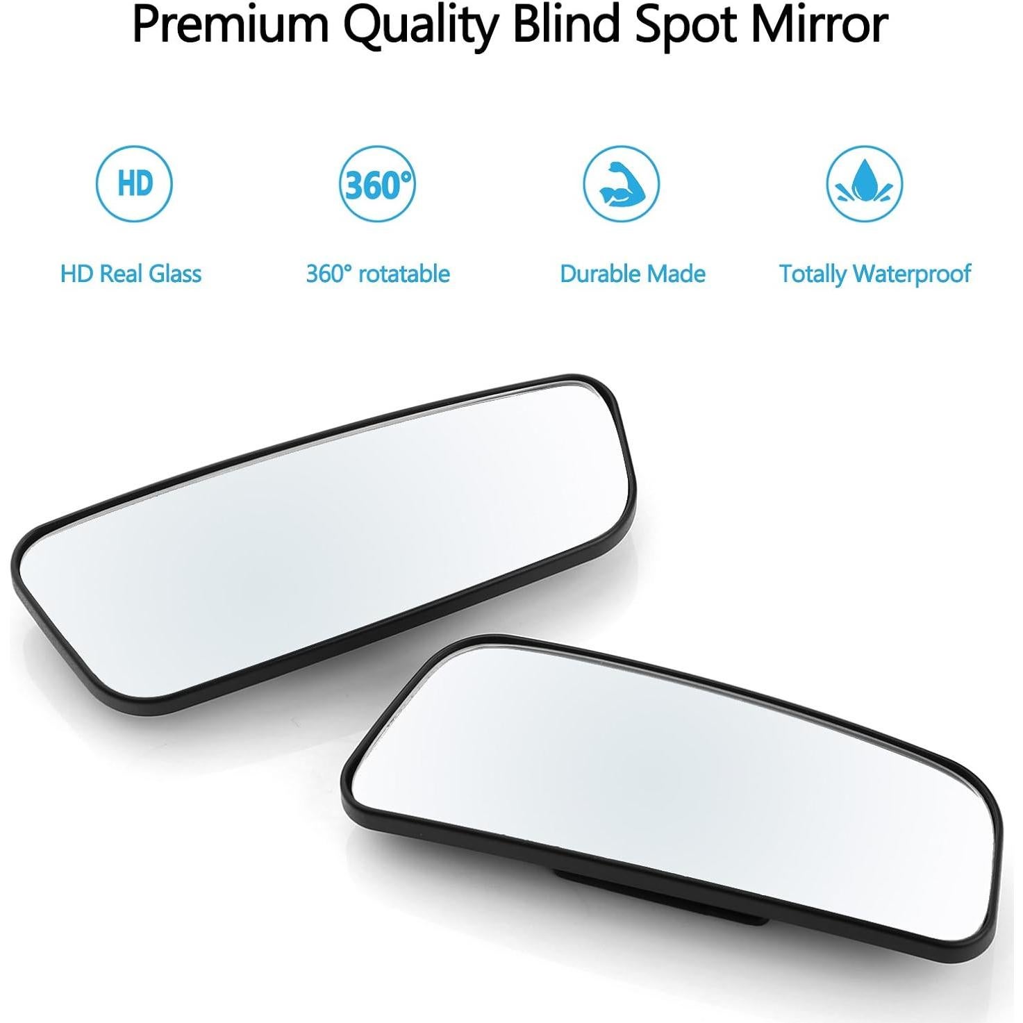 Espejo de Punto Ciego LIBERRWAY Ajustable Convexo 2 Piezas