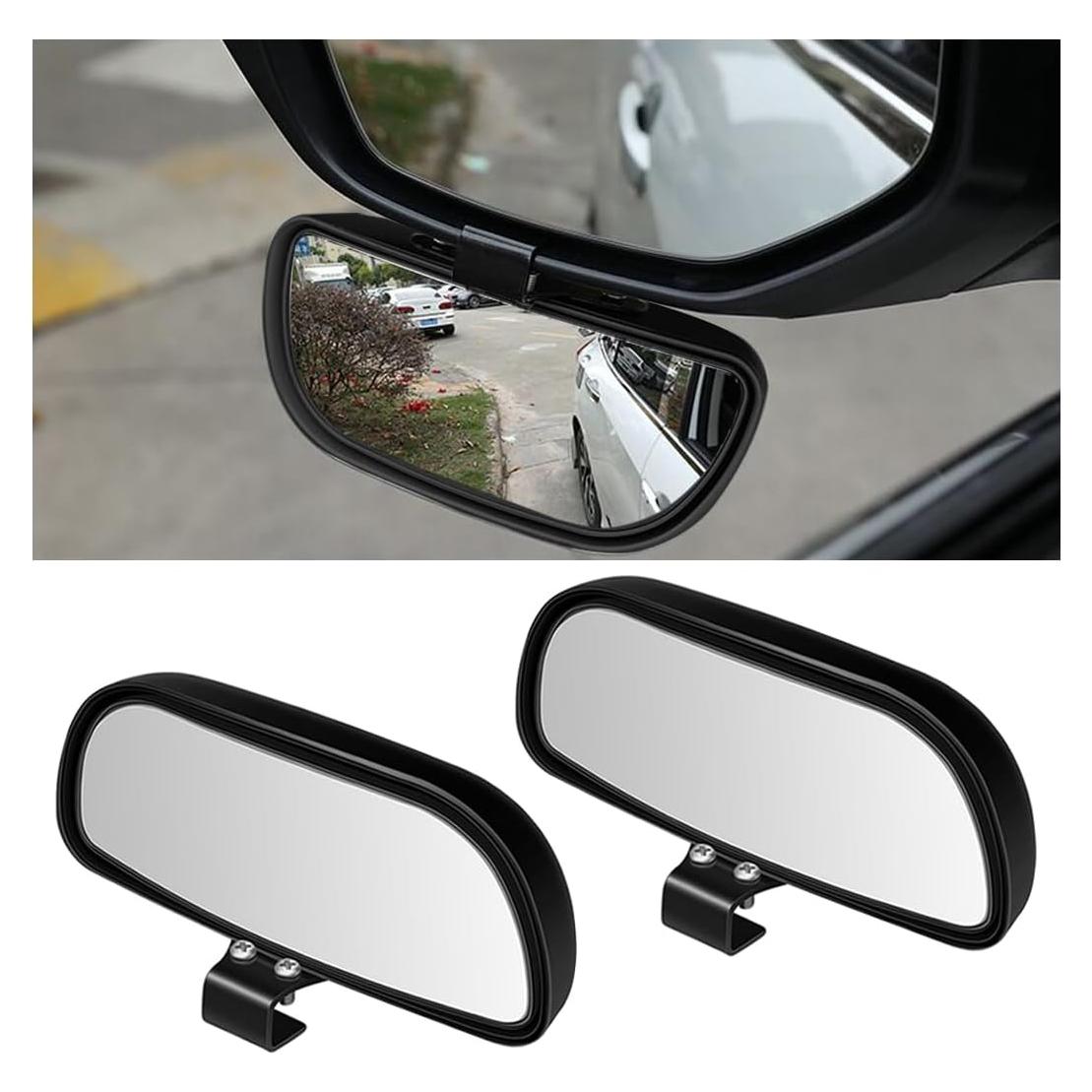 Espejo Convexo de Punto Ciego Mandark 2PCS Universal Negro