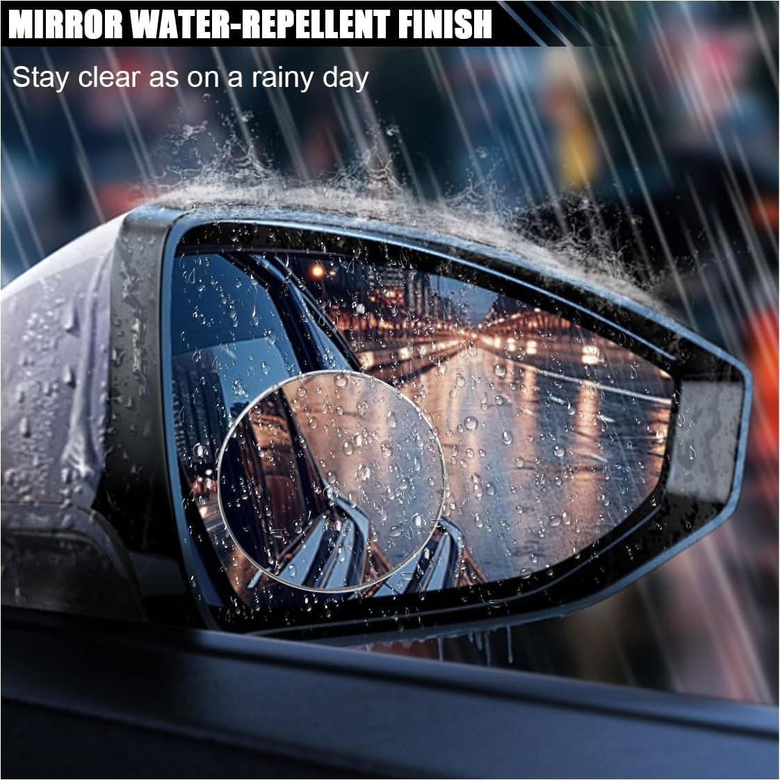 Car Blind Spot Mirror, HD Glass Wide Angle Side Rear View Mirror, Round Stick-on Convex Blindspot Mirror, Non-adjustable Rear View Mirror for Car Truck and SUV (1PCS)