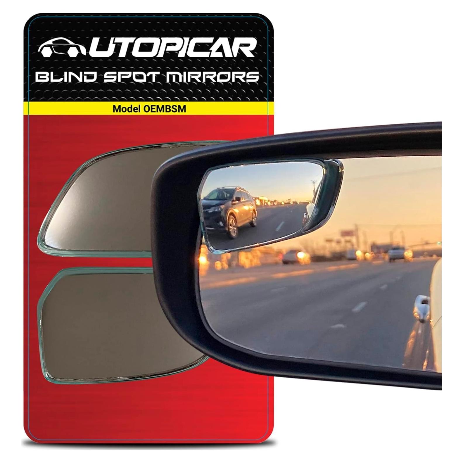 Espejos Convexos de Punto Ciego Utopicar - 2 Piezas