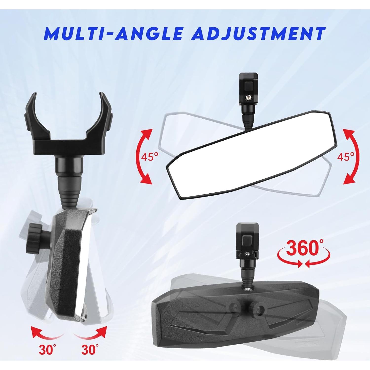 Espejo Retrovisor UTV SHEJISI UTV-101C Ajustable 360°