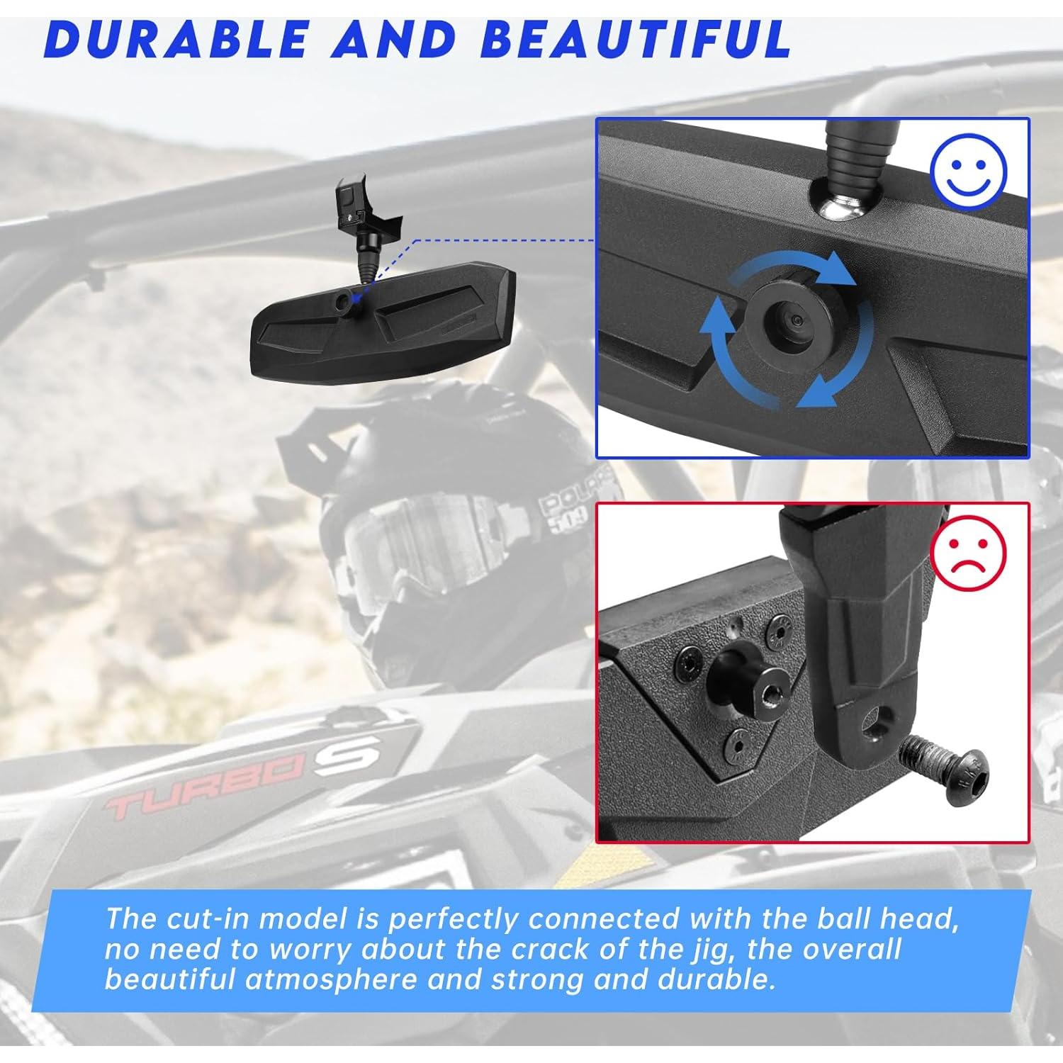 Espejo Retrovisor UTV SHEJISI UTV-101C Ajustable 360°