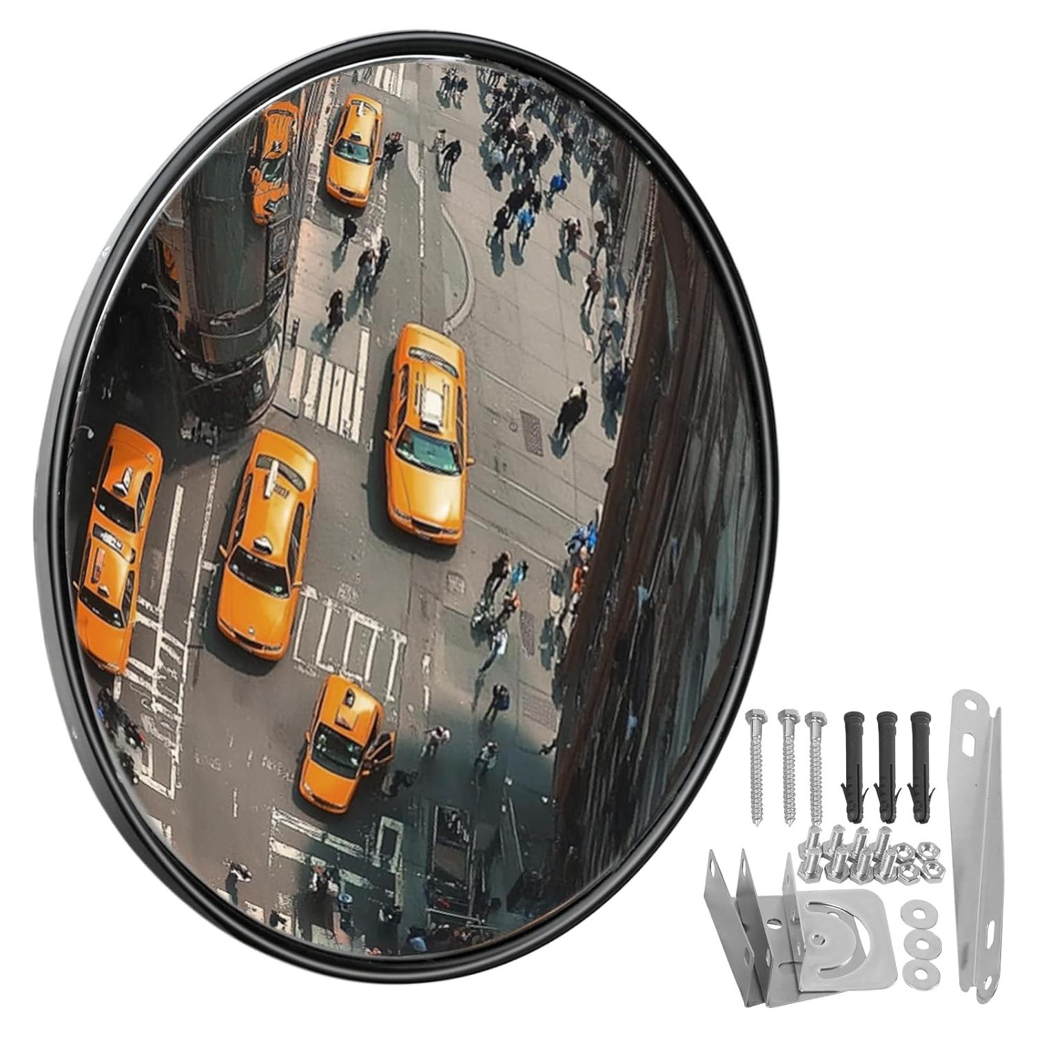 Espejo Convexo 61 cm VILBLE para Punto Ciego Ajustable