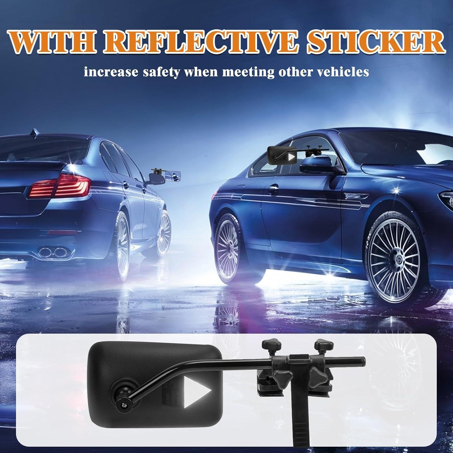 Extensores de Espejo de Remolque Oxerbog Clip-on Ajustables