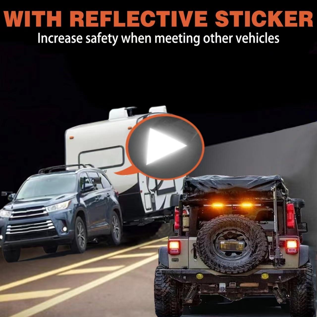 Extensores de Espejo de Remolque Oxerbog Clip-on Ajustables