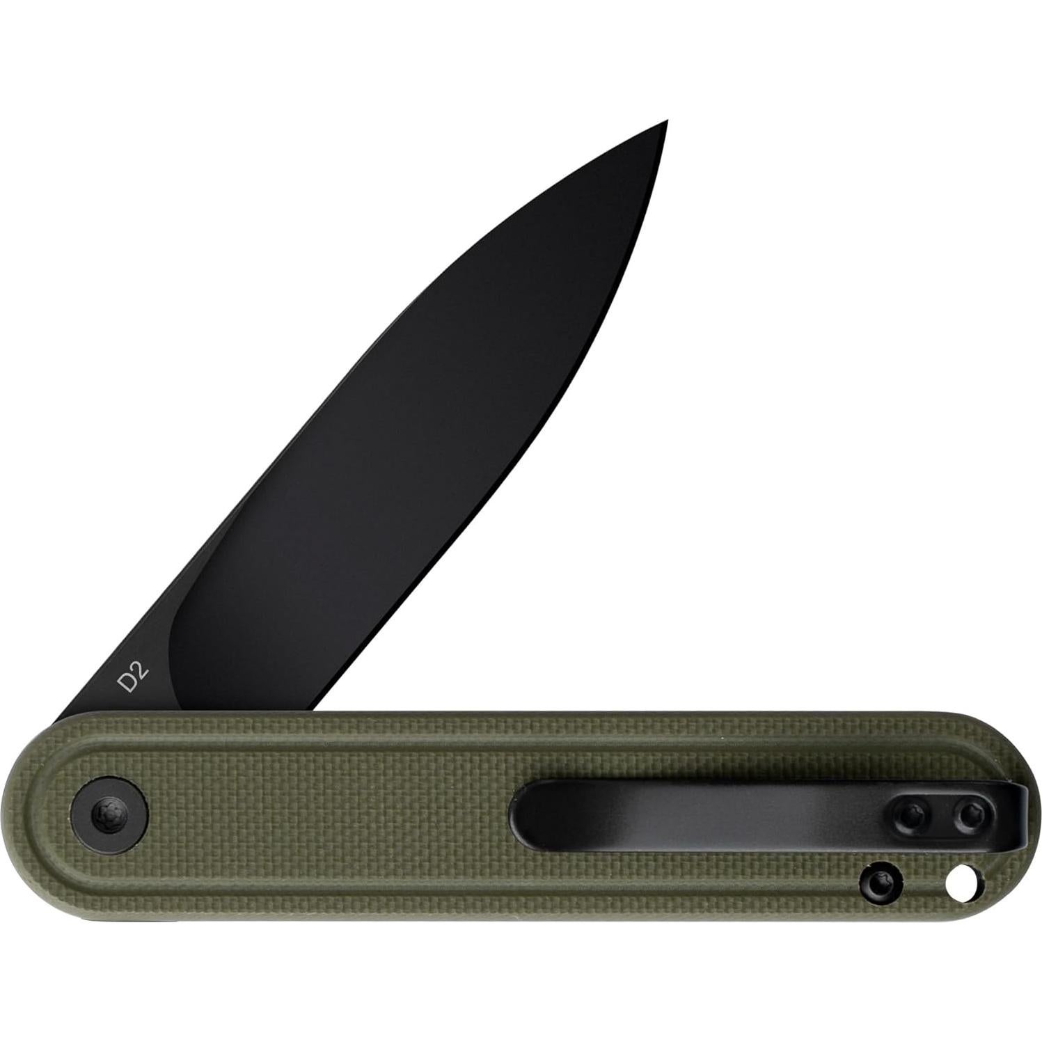 Cuchillo de bolsillo OLITANS G040, acero D2 6.99 cm, mango G10