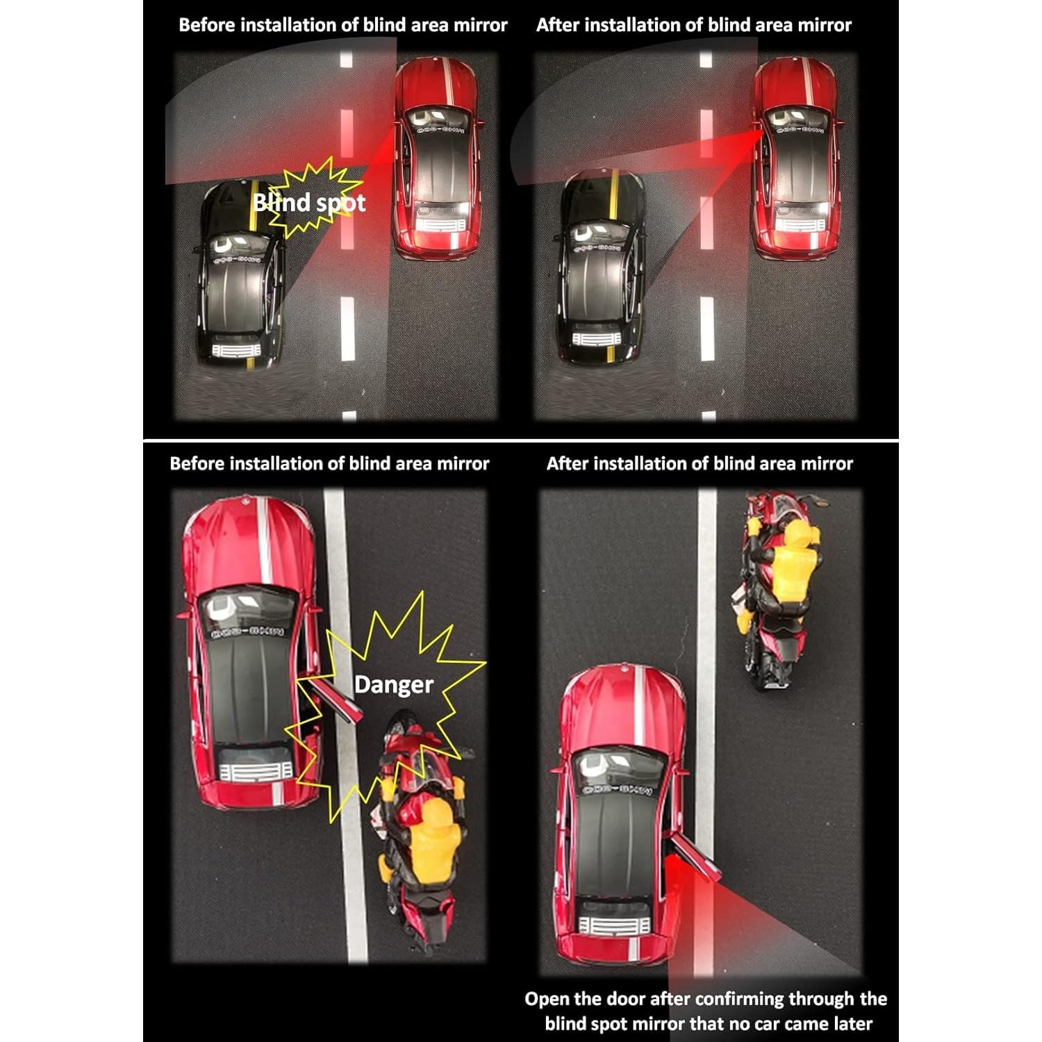 Espejo Convexo de Punto Ciego Notherss 8.4x5.3cm Ajustable