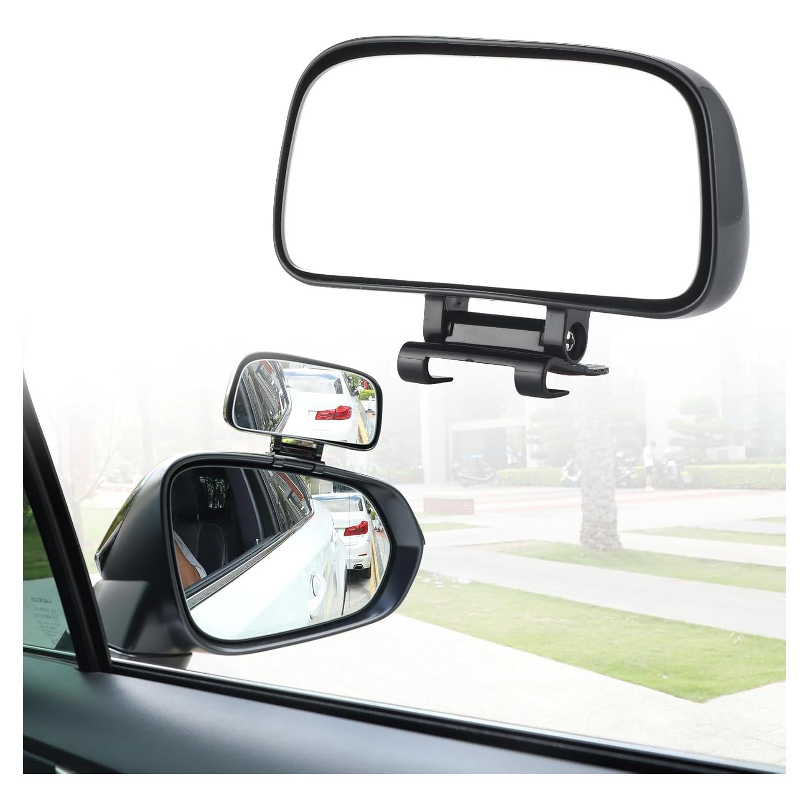 Espejo de Punto Ciego LivTee Ajustable HD Universal Negro