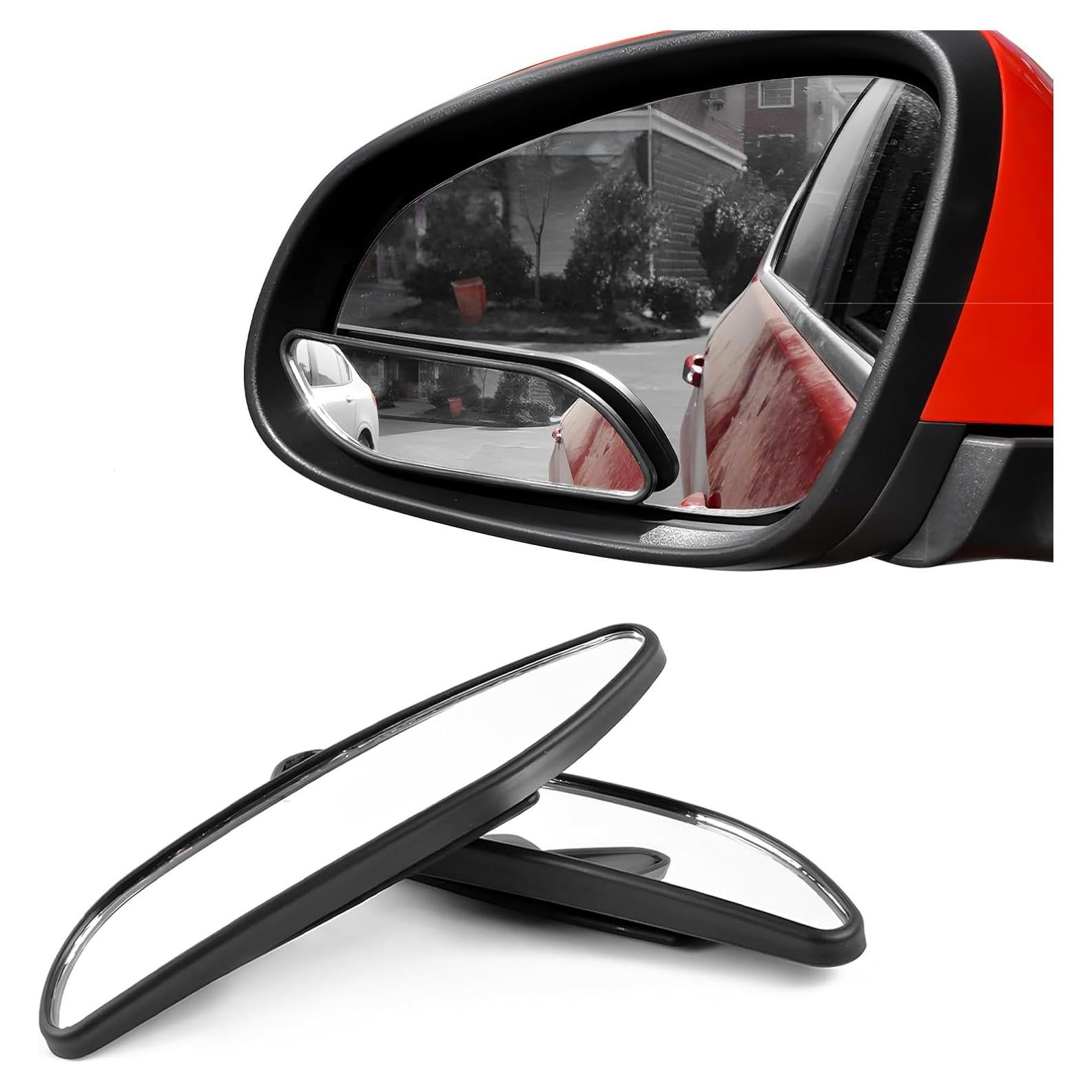 Espejo de Punto Ciego FSTURIOS 2PCS Ajustable HD Negro