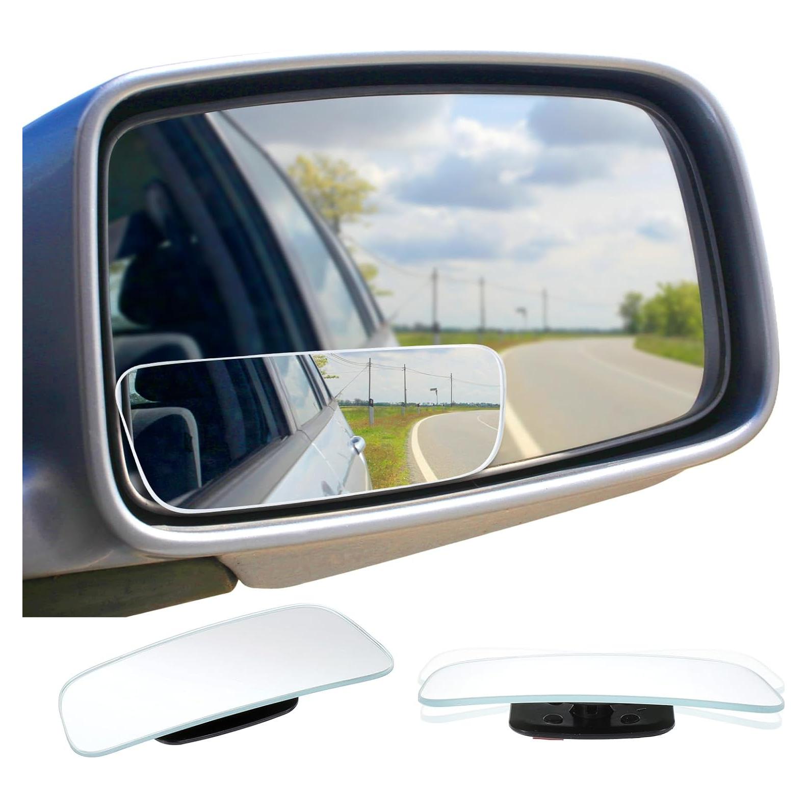 Espejos de Punto Ciego Sin Marco CIATBYYJ 2 Pcs 9.1x2.9cm