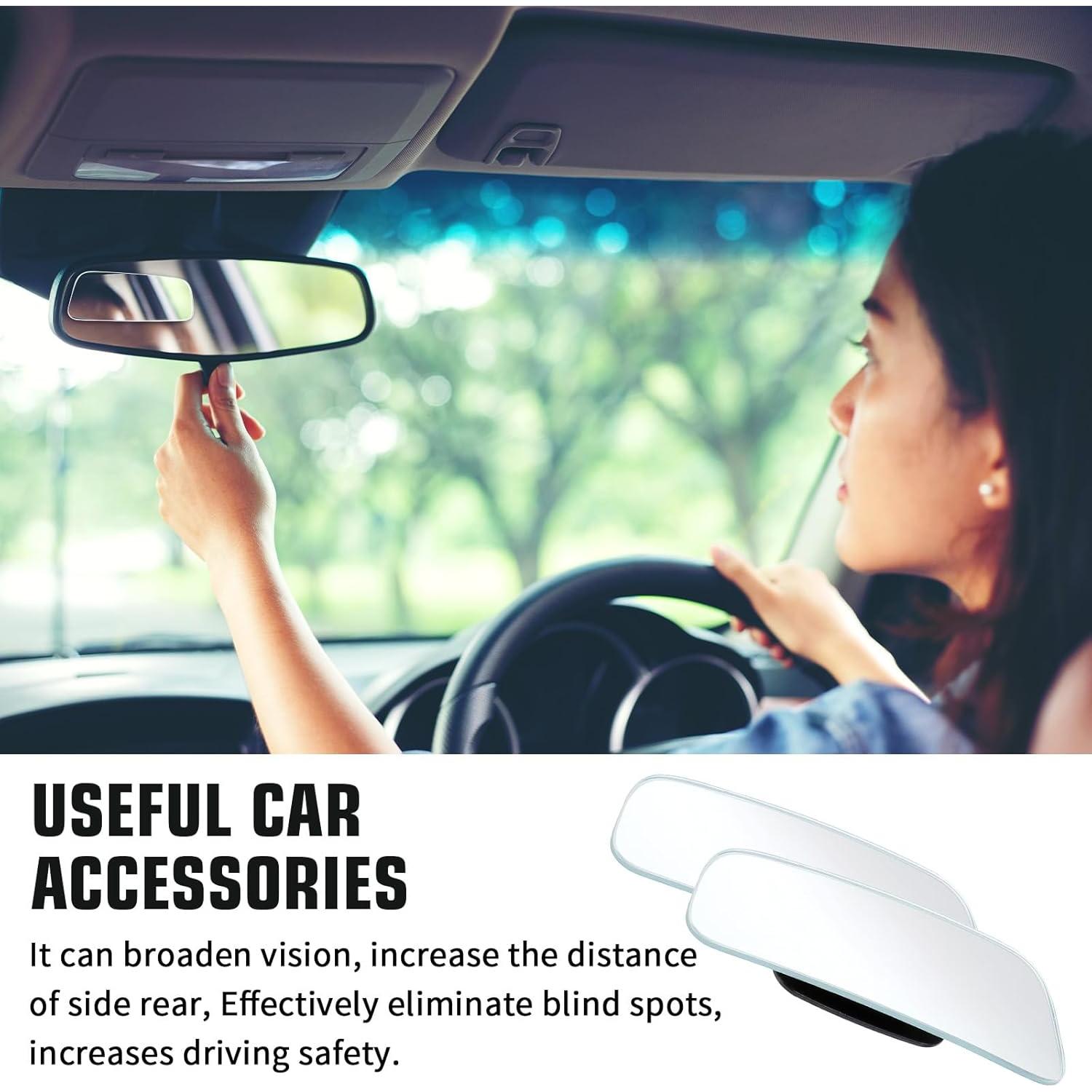 Espejos de Punto Ciego Sin Marco CIATBYYJ 2 Pcs 9.1x2.9cm