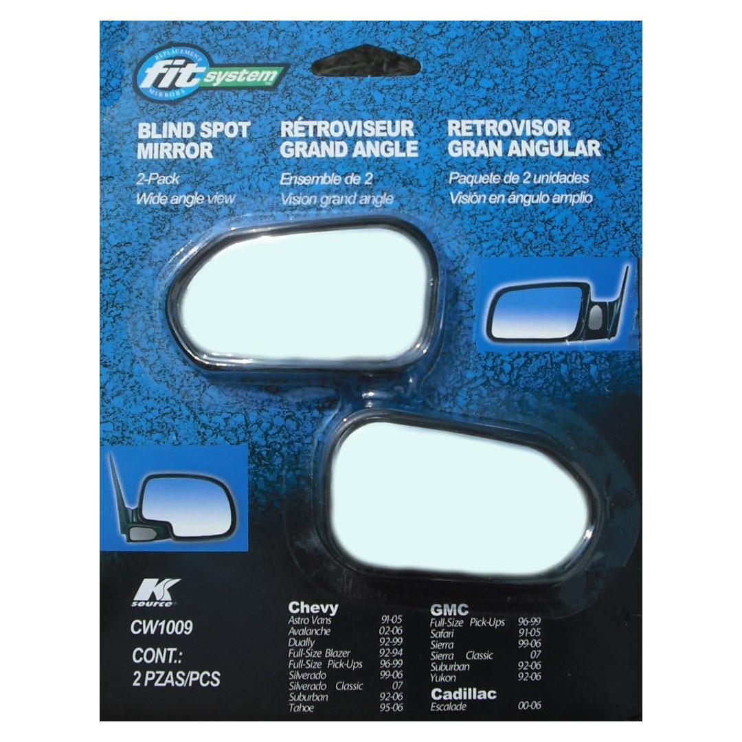 Espejo Redondo Fit System CW1009 para Motocicleta - 2 Piezas