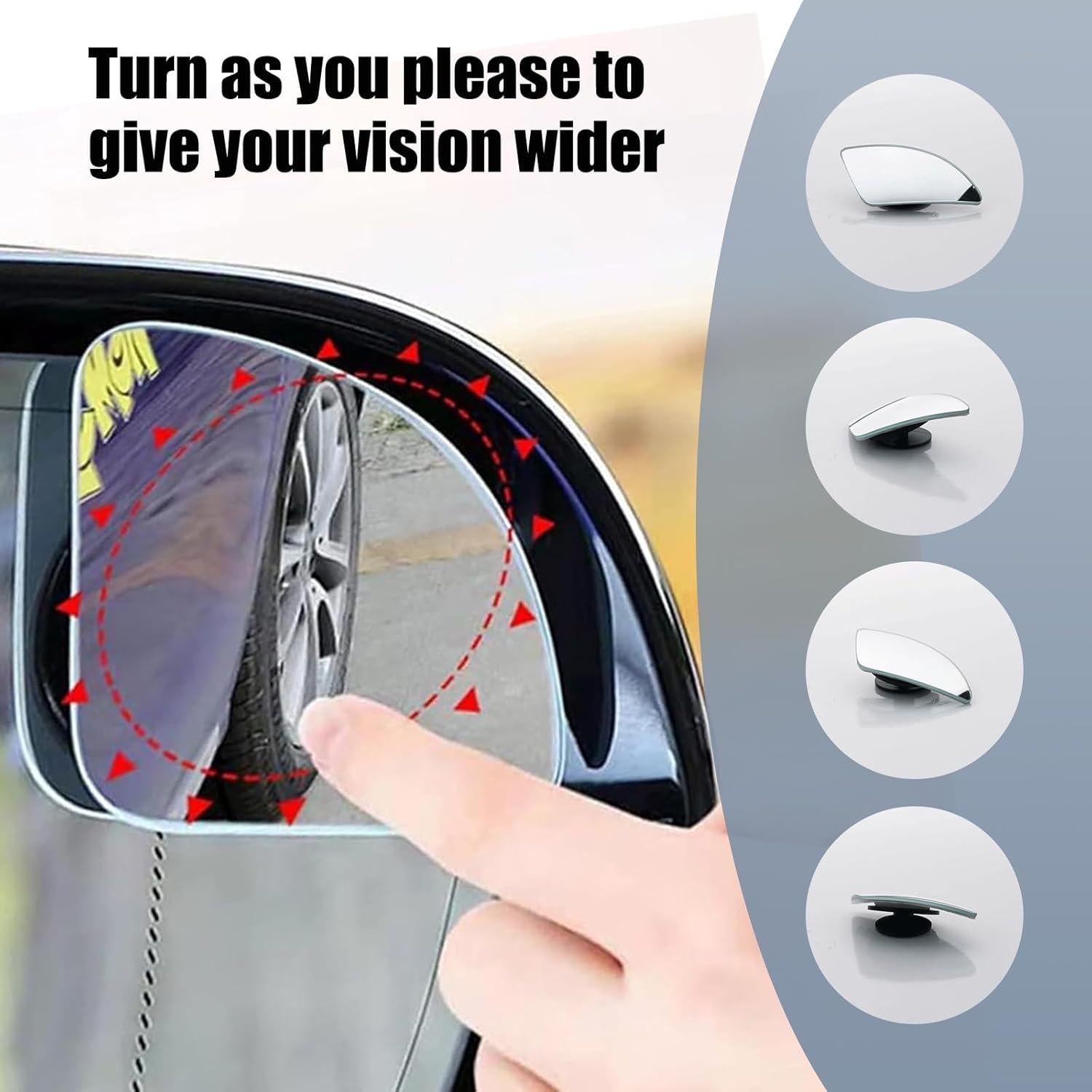 Espejo de Punto Ciego Sephile SEPMDJ01 5 cm Convexo Ajustable