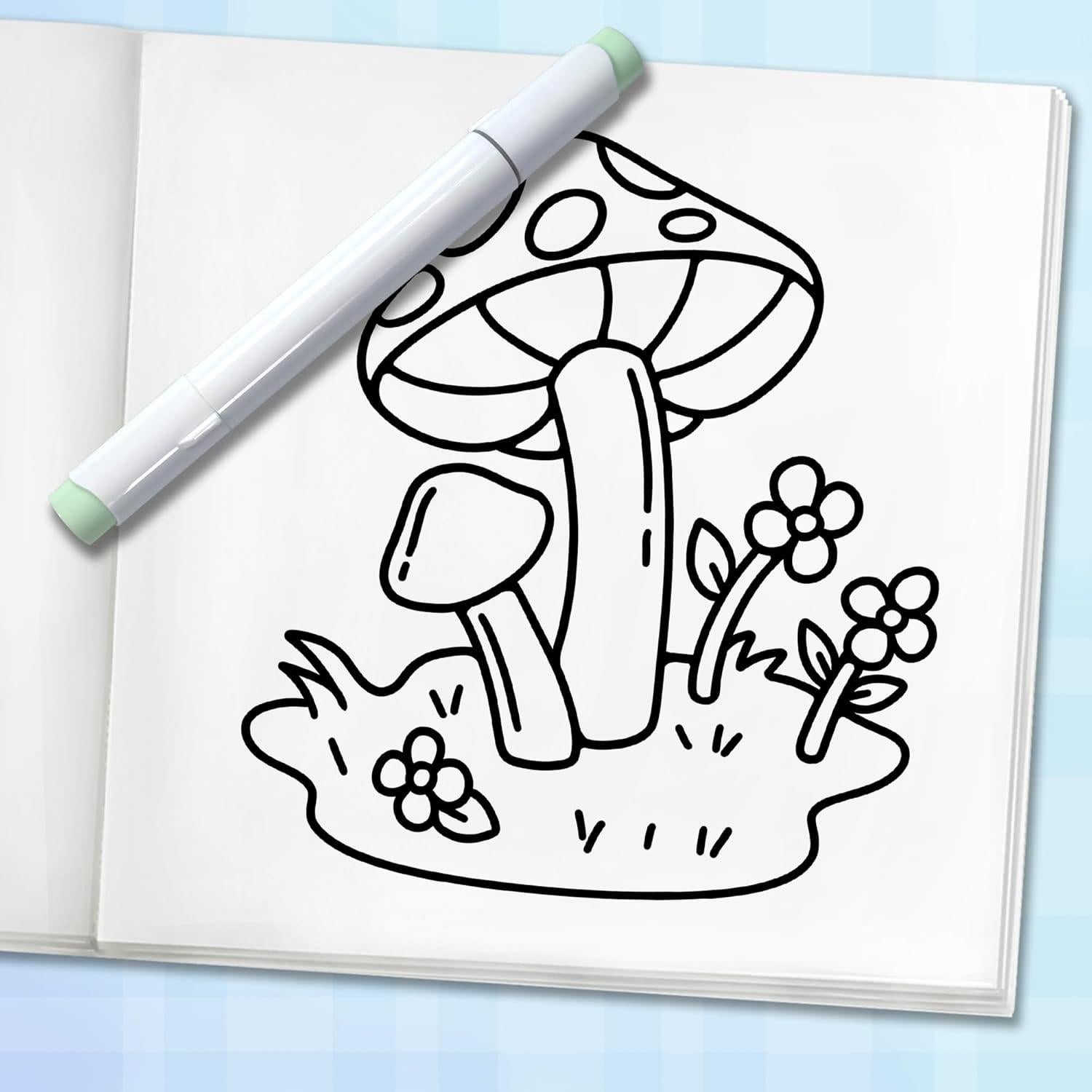 100 Bold Coloring Book: Simple, Easy, and Large Print Designs for Adults and Kids with Animals, Flowers, Food, and More! (Bold and Easy Coloring Books)