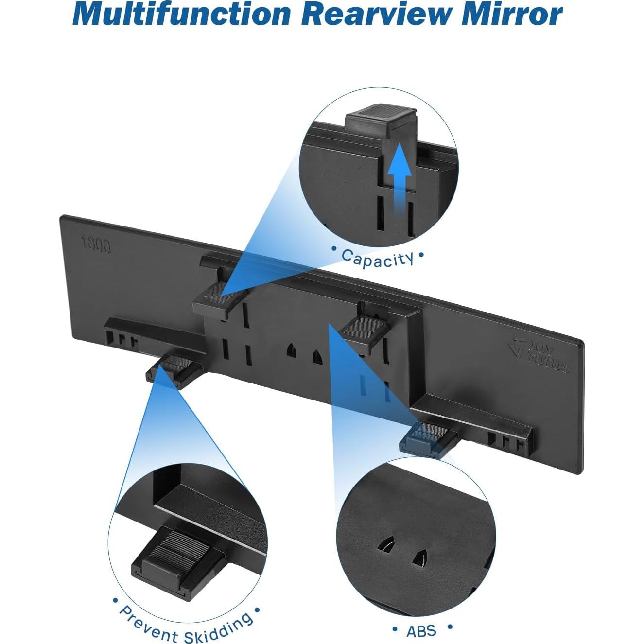 Espejo Retrovisor Curvado Ampliado JOYTUTUS 1250 - Reduce Punto Ciego