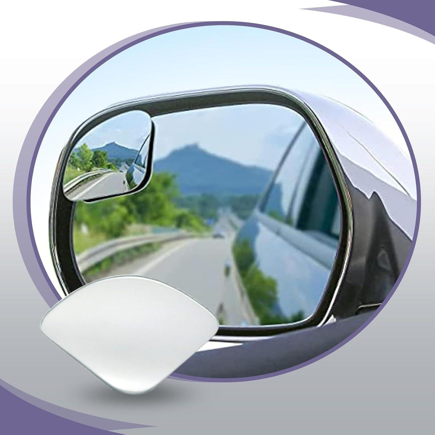 Espejos de Punto Ciego Leediga 2 Pcs Ajustables 4.57 cm