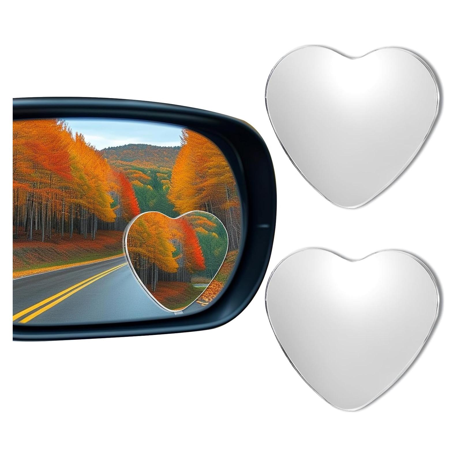 Espejos Convexos de Punto Ciego Piriuuo 2 Pcs 6x5cm Ajustables