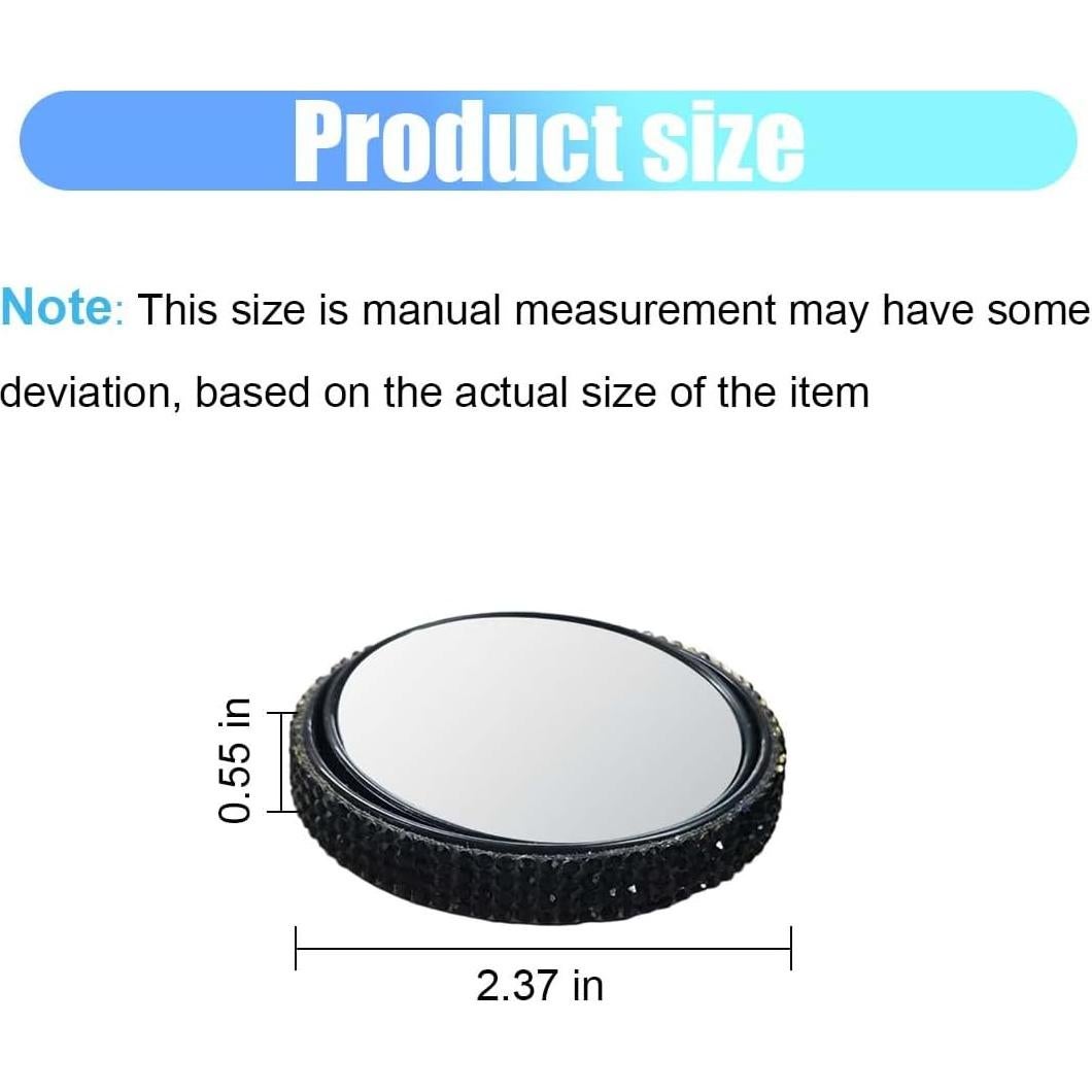 Espejos de Punto Ciego LHDOS 2 Piezas 6.02 cm Ajustables