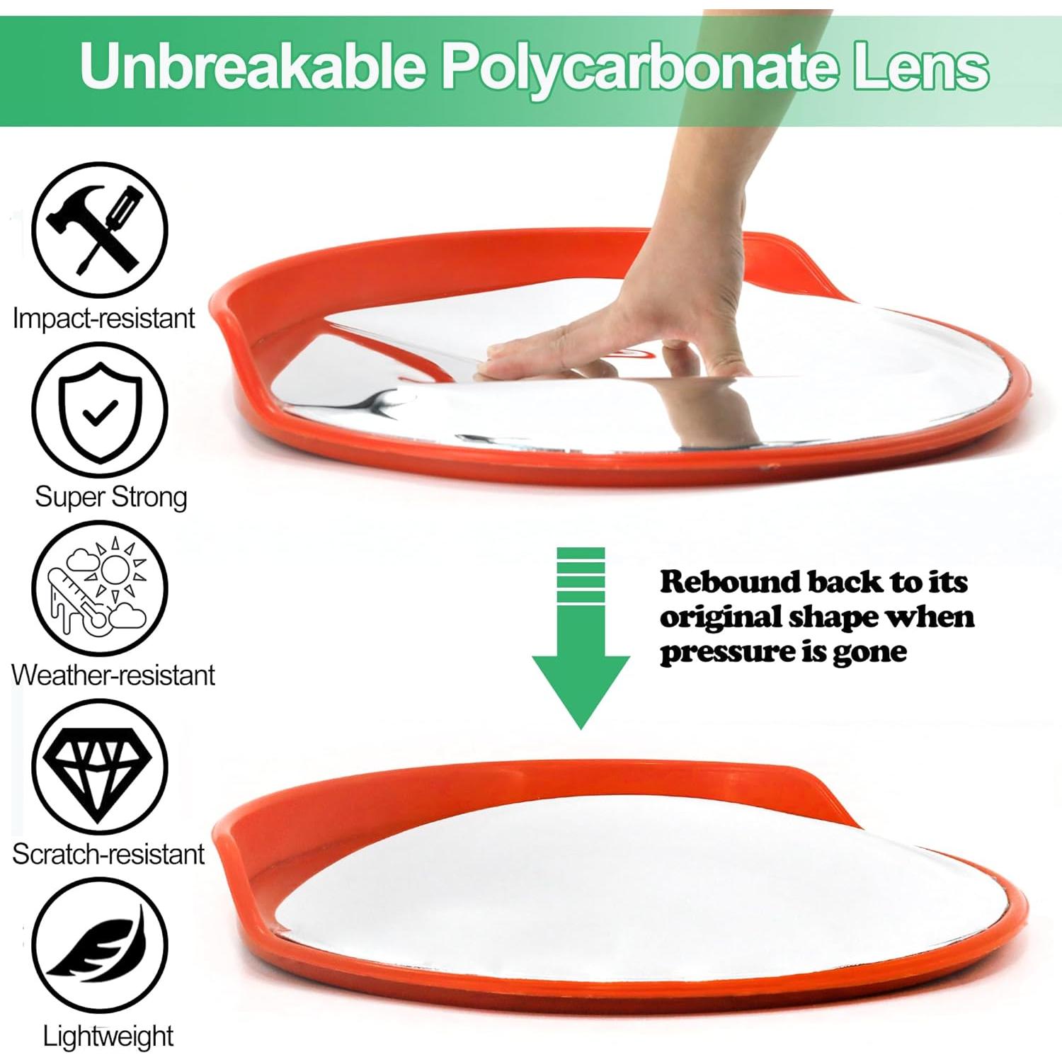 Espejo Convexo de Tráfico 61 cm - Seguridad y Visibilidad