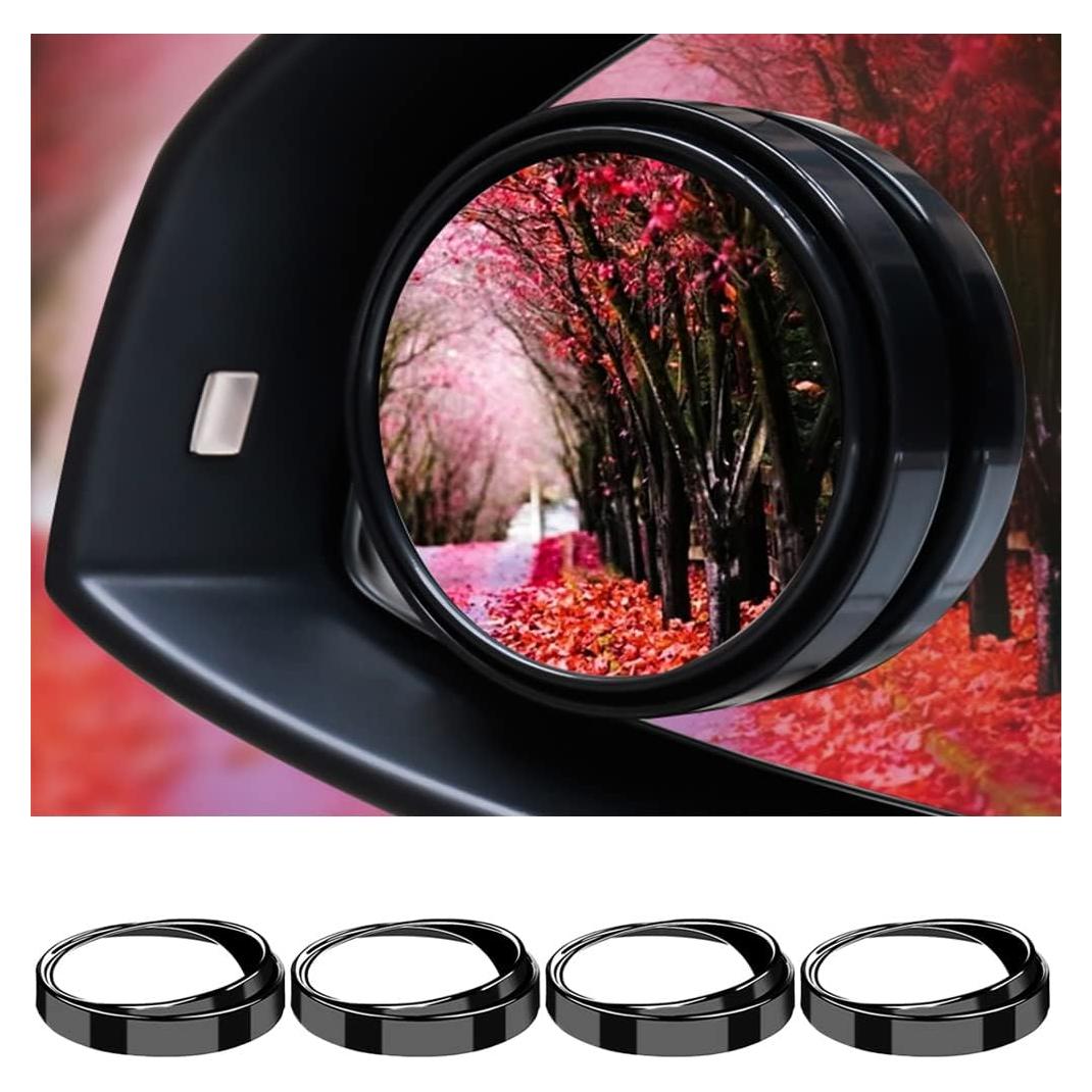 4 Espejos Convexos de Punto Ciego ESreake 50mm Ajustables