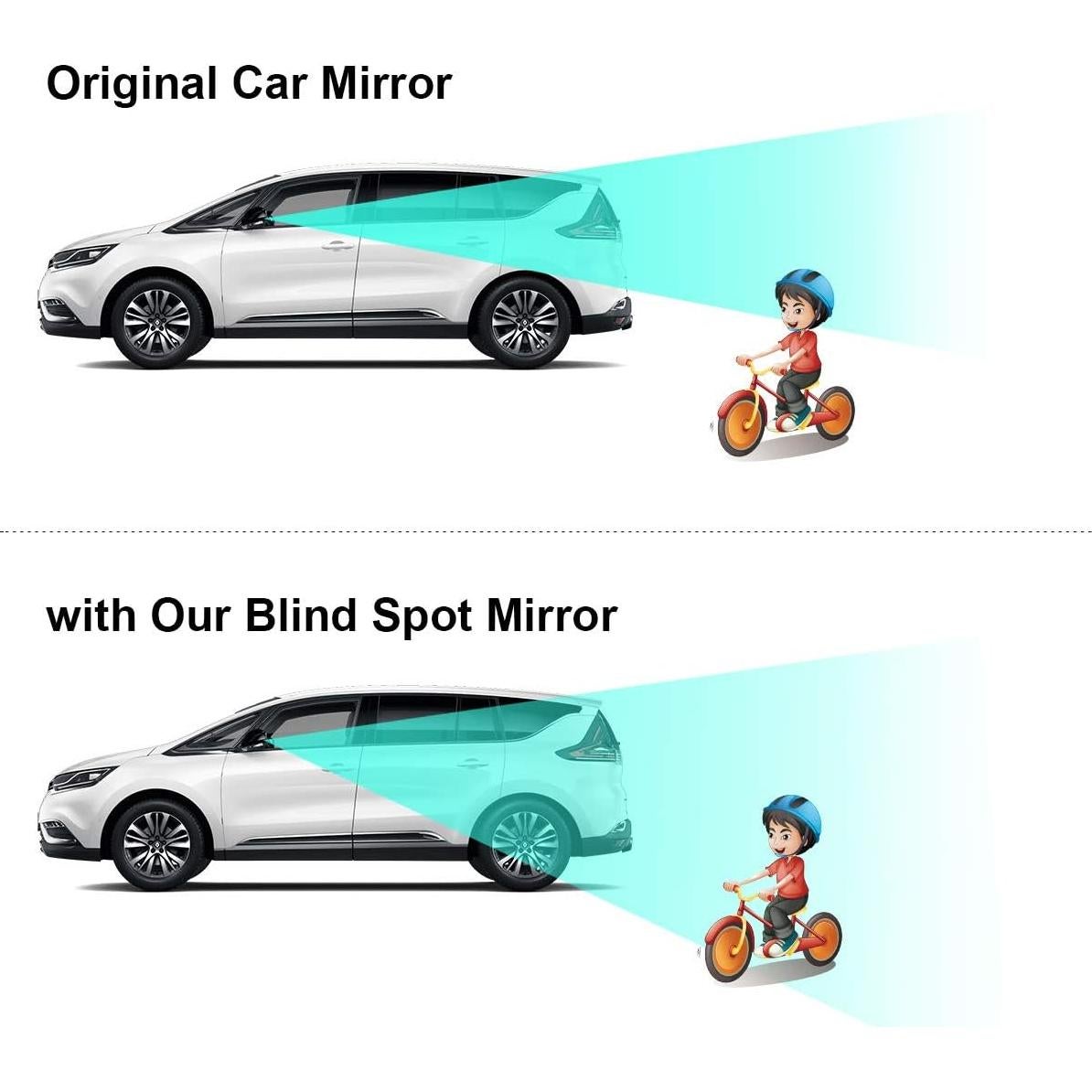 Espejo de Punto Ciego POMFW 2" Convexo con Adhesivo 3M