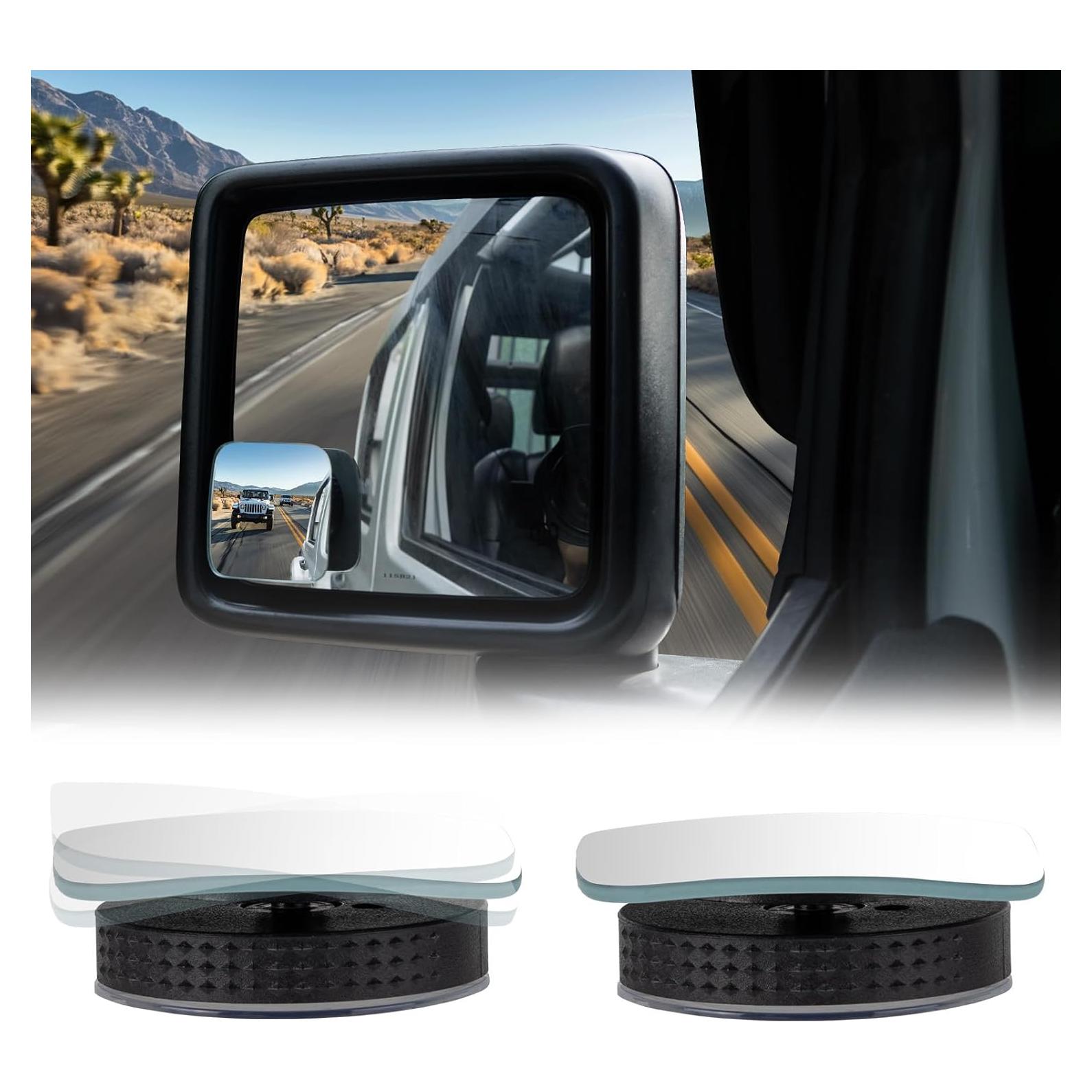 Espejos de Punto Ciego JOYTUTUS 2 Piezas Convexos Ajustables