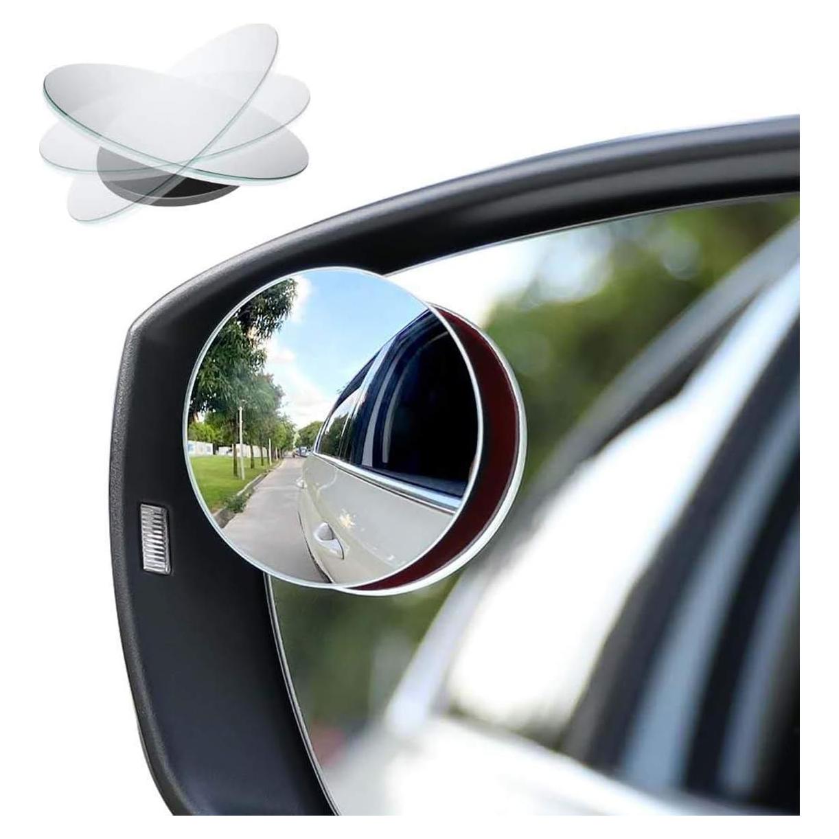 Espejo de Punto Ciego BLAU GRUN 2" Convexo HD Sin Marco